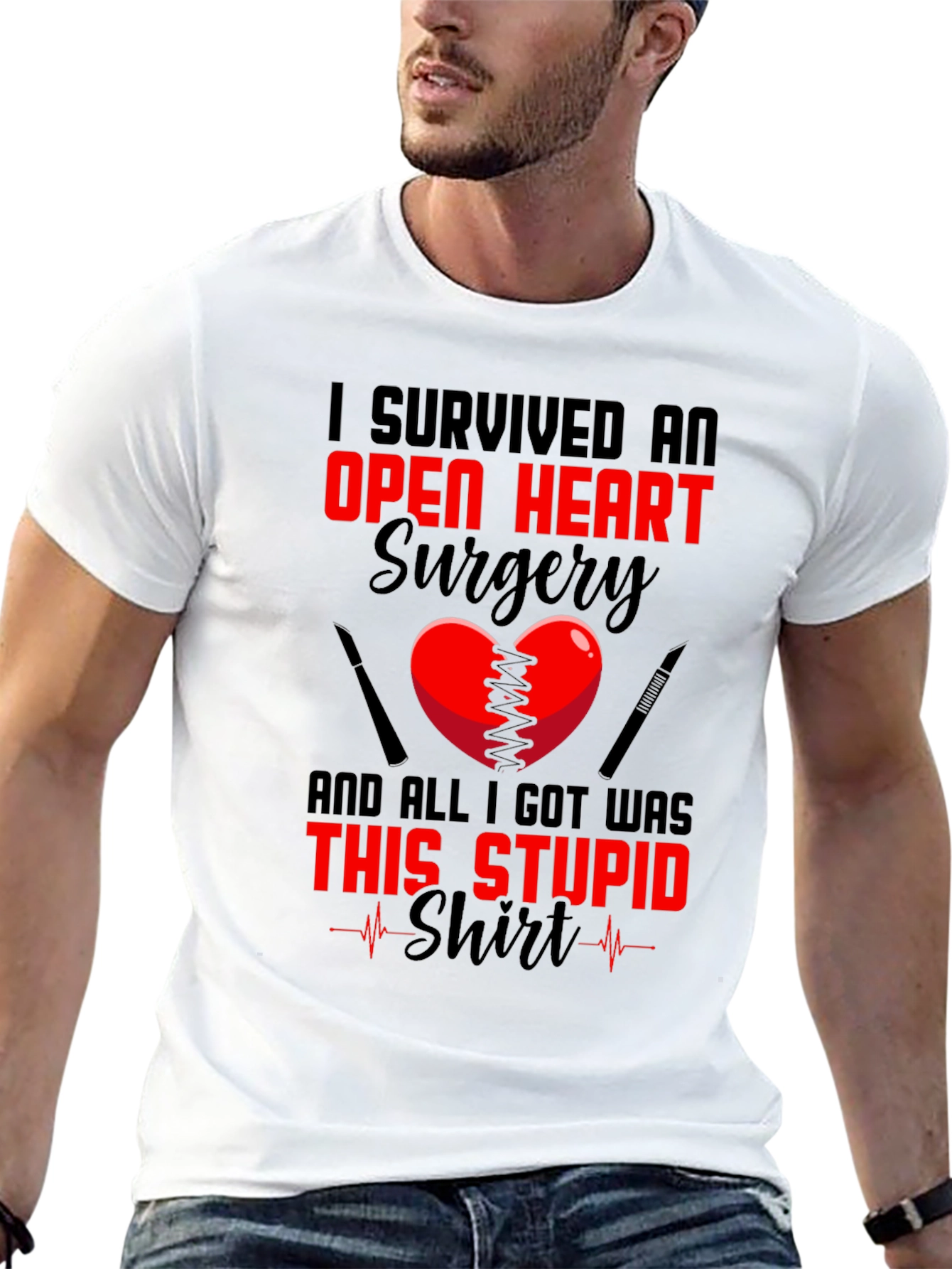 Open Heart Surgery Survivor T-Shirt