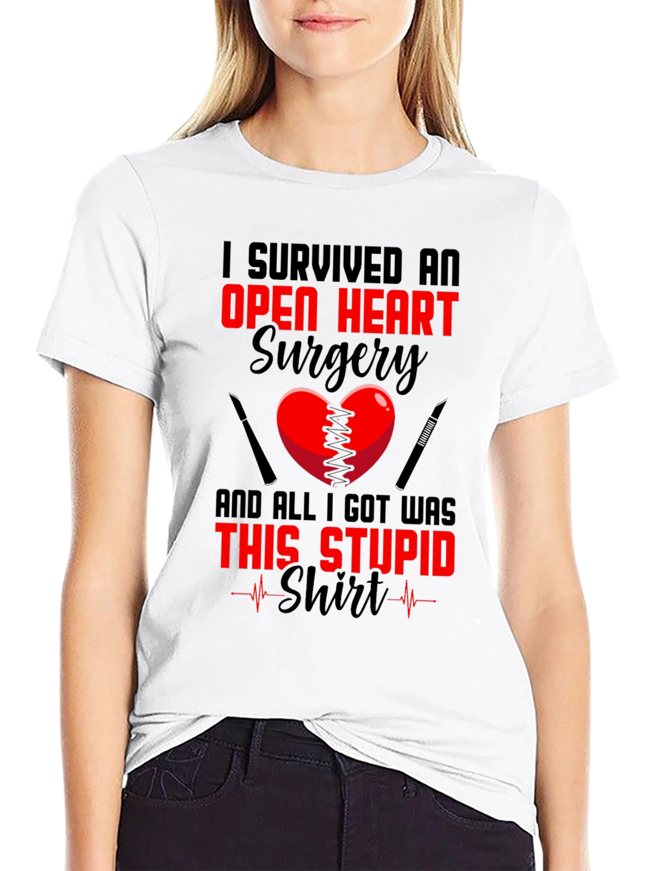Open Heart Surgery Survivor T-Shirt
