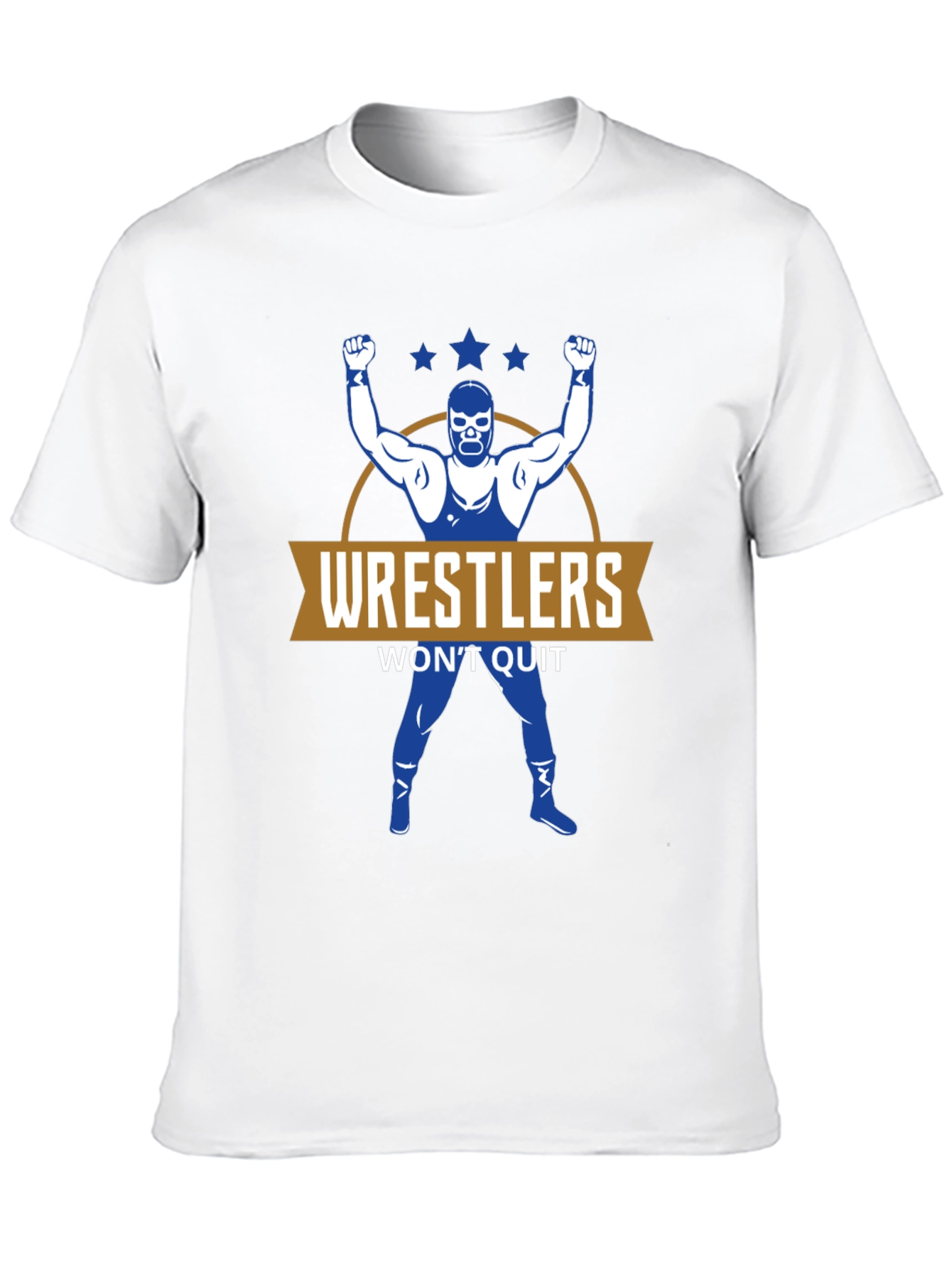 Wrestlers Wont Quit Graphic T-Shirt