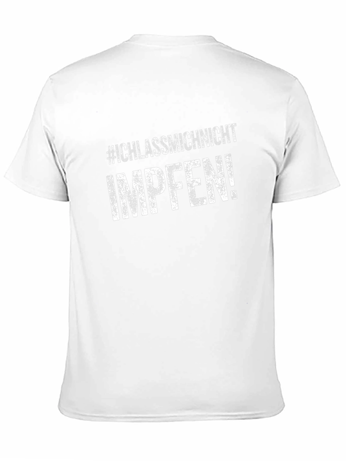Anti Vaccine Black T-Shirt - I Wont Get Vaccinated