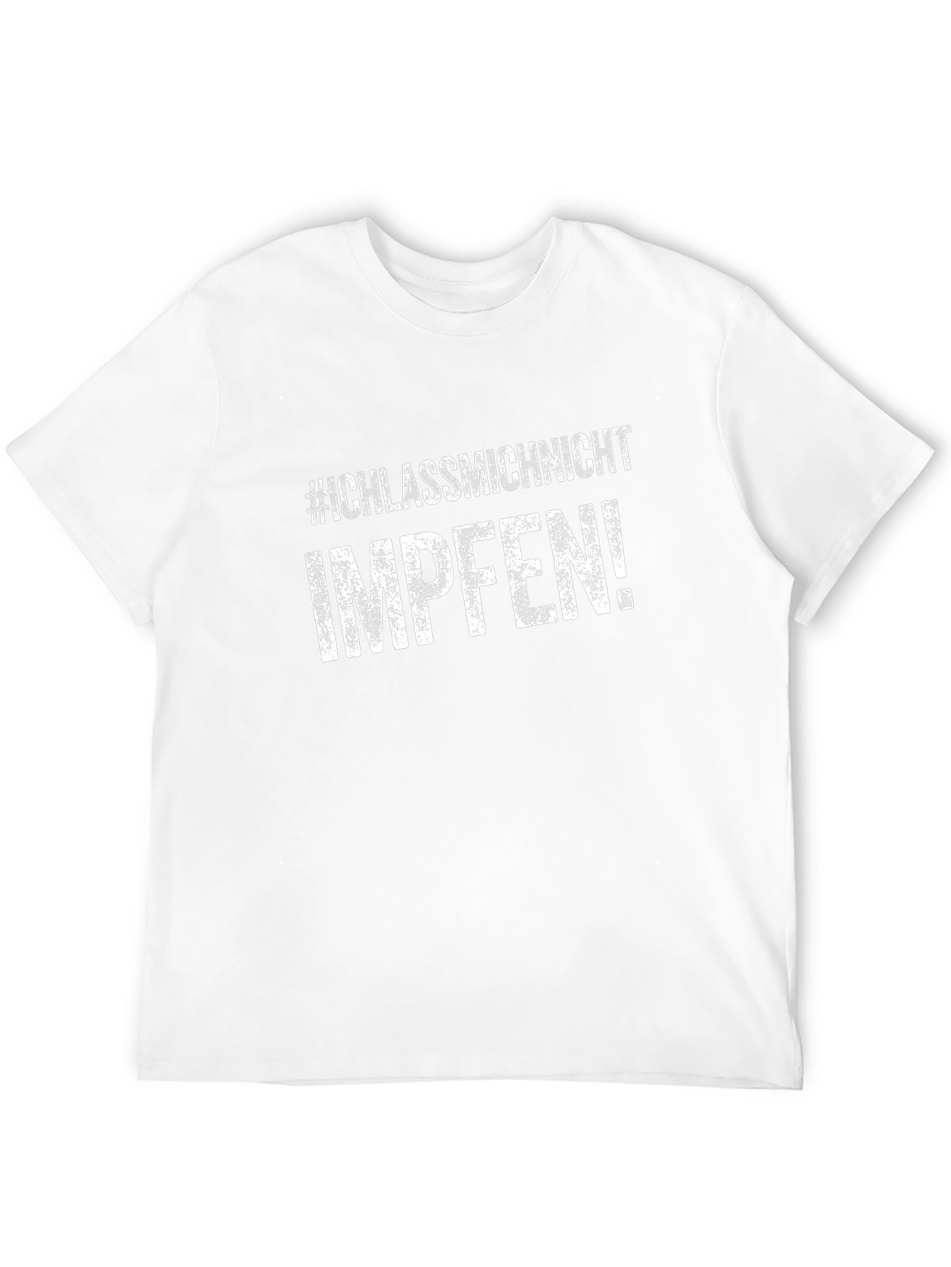 Anti Vaccine Black T-Shirt - I Wont Get Vaccinated