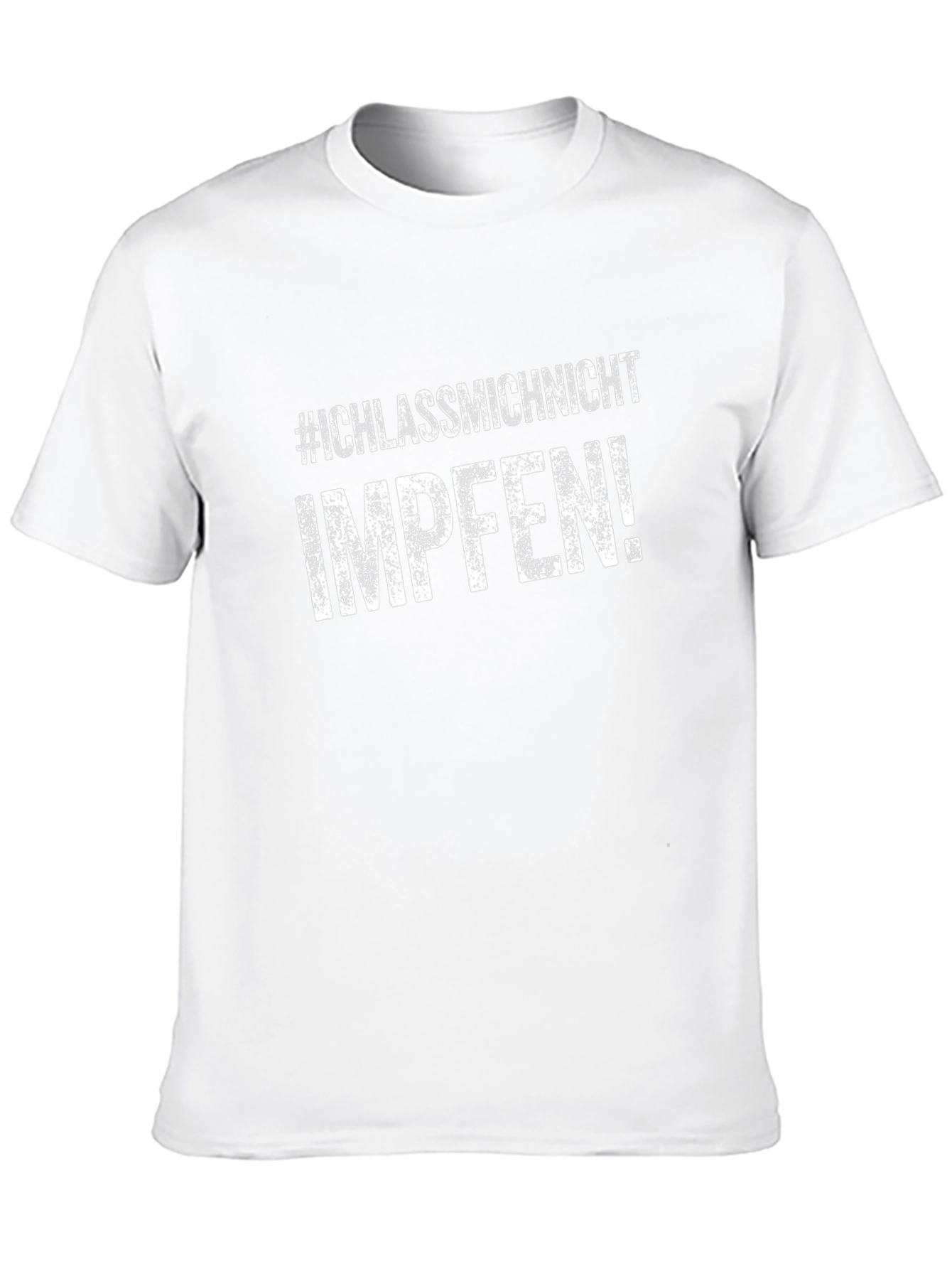 Anti Vaccine Black T-Shirt - I Wont Get Vaccinated