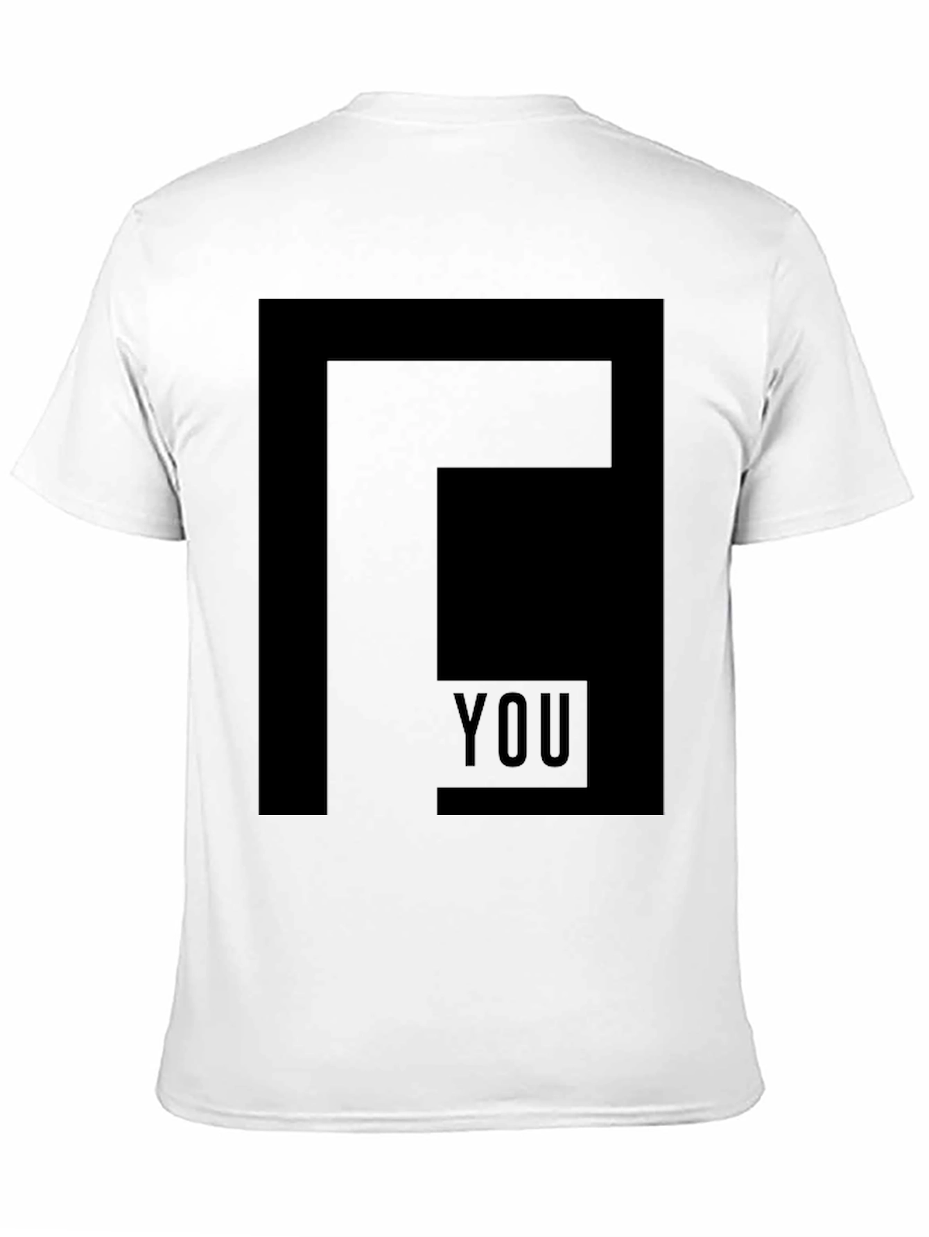 Modern F You Graphic Print Black T-Shirt
