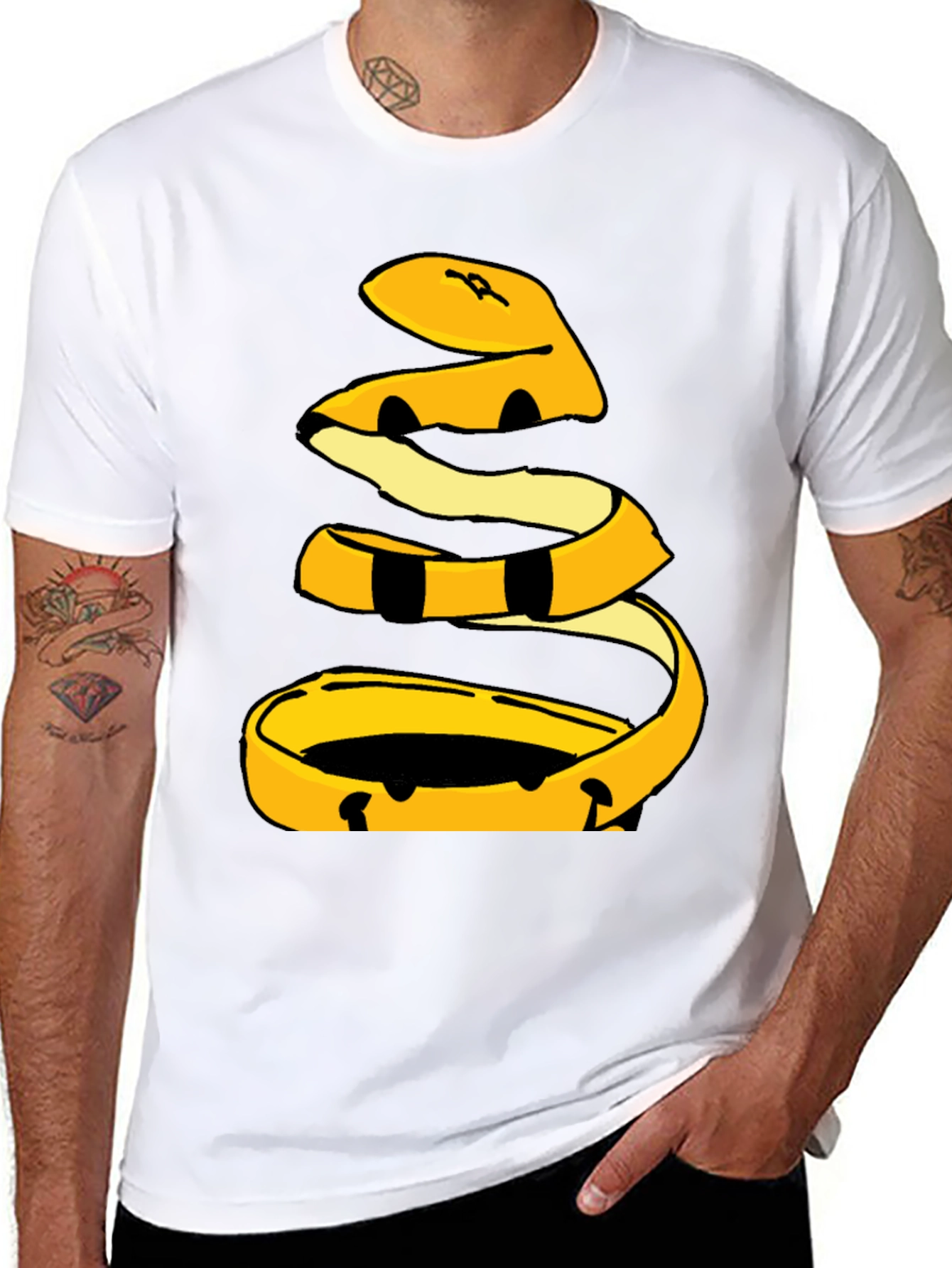 Banana Peel Graphic Tee - Black