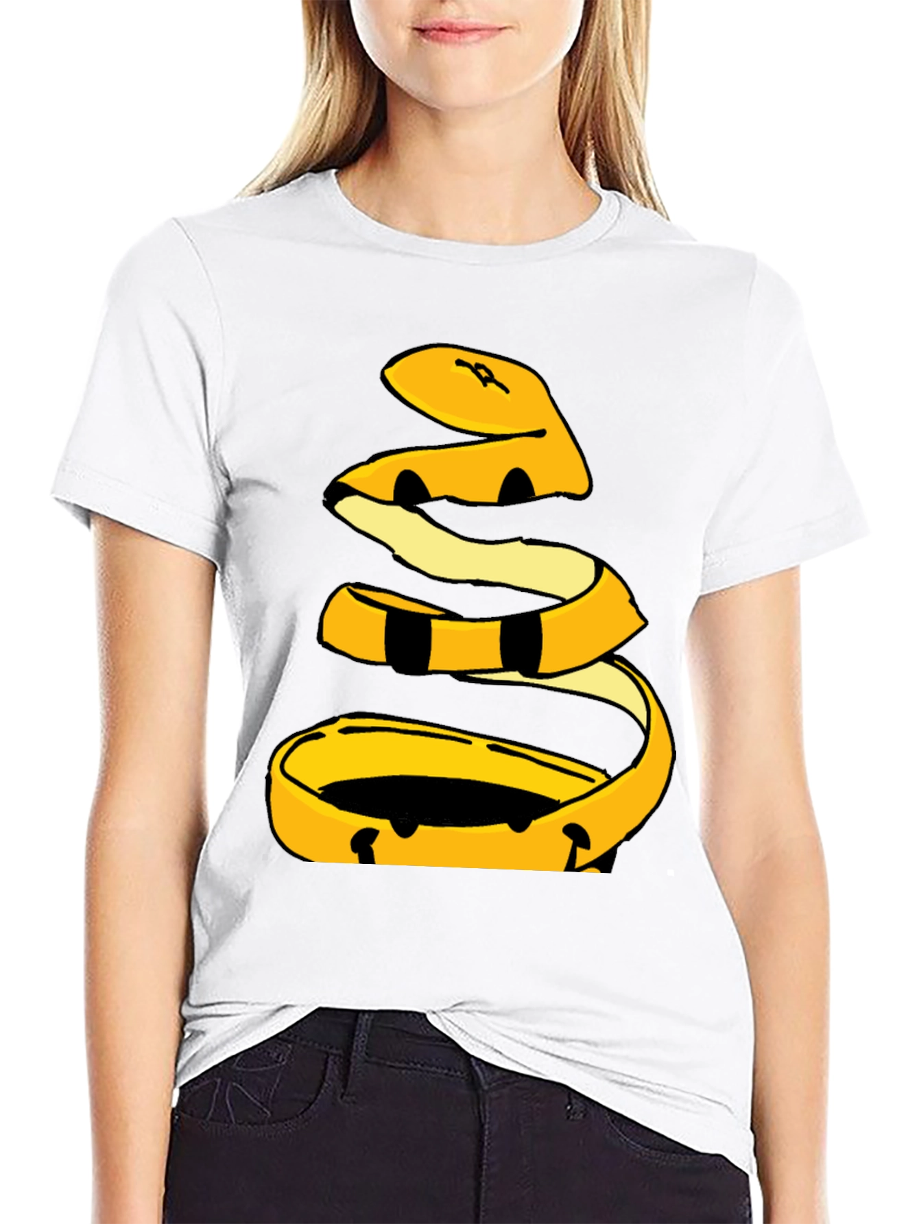 Banana Peel Graphic Tee - Black