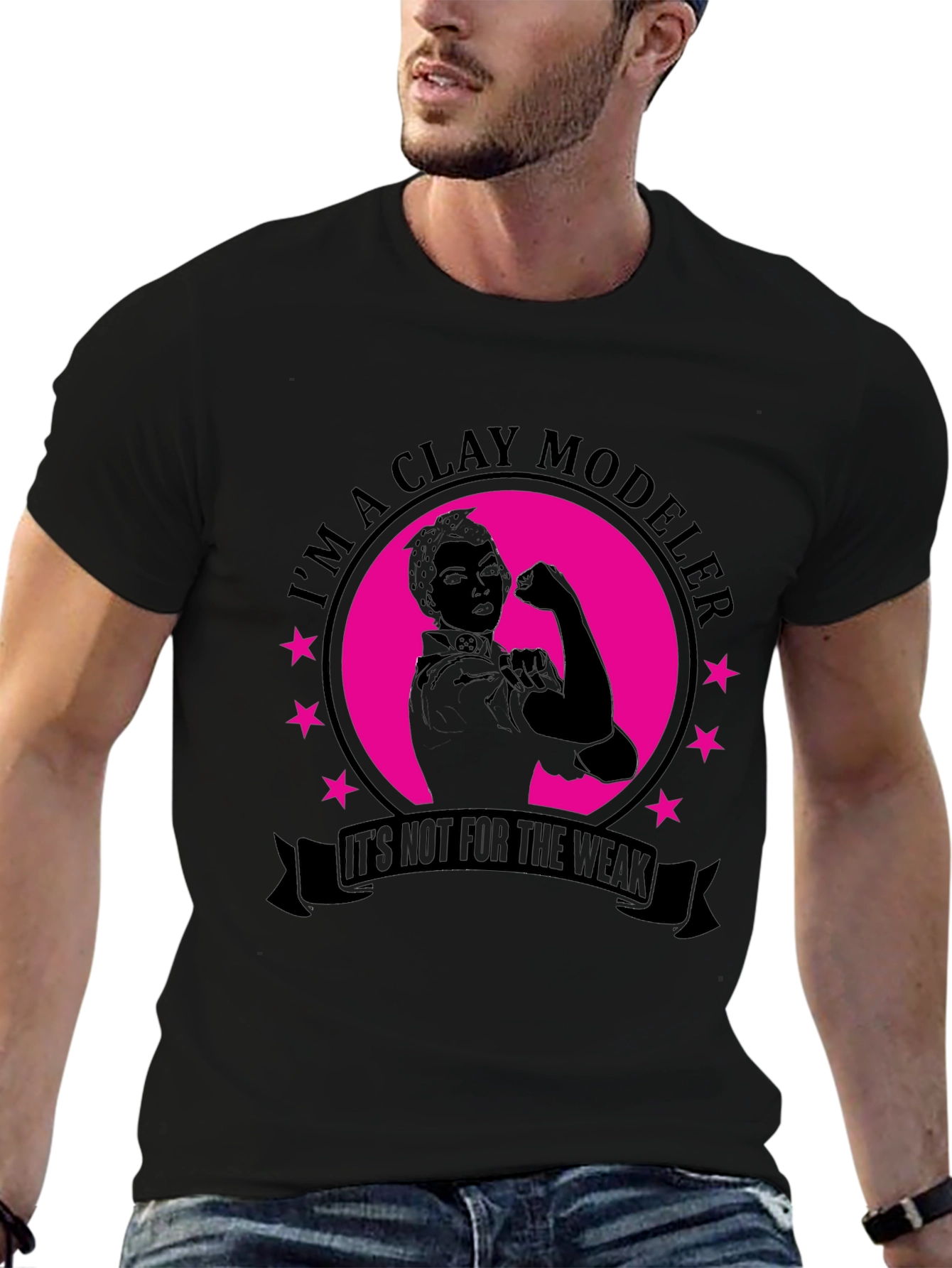 Clay Modeler T-Shirt - Strong Women Design