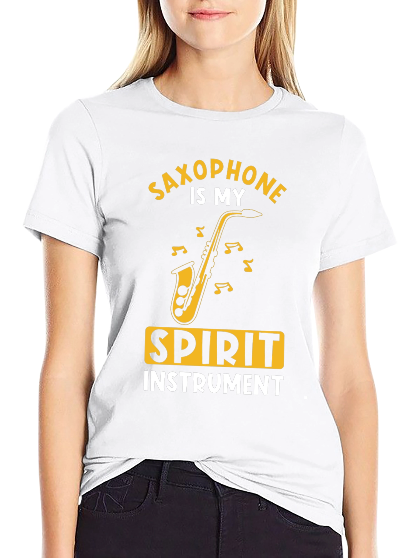 Saxophone Spirit Instrument Graphic Tee - Musician T-Shirt