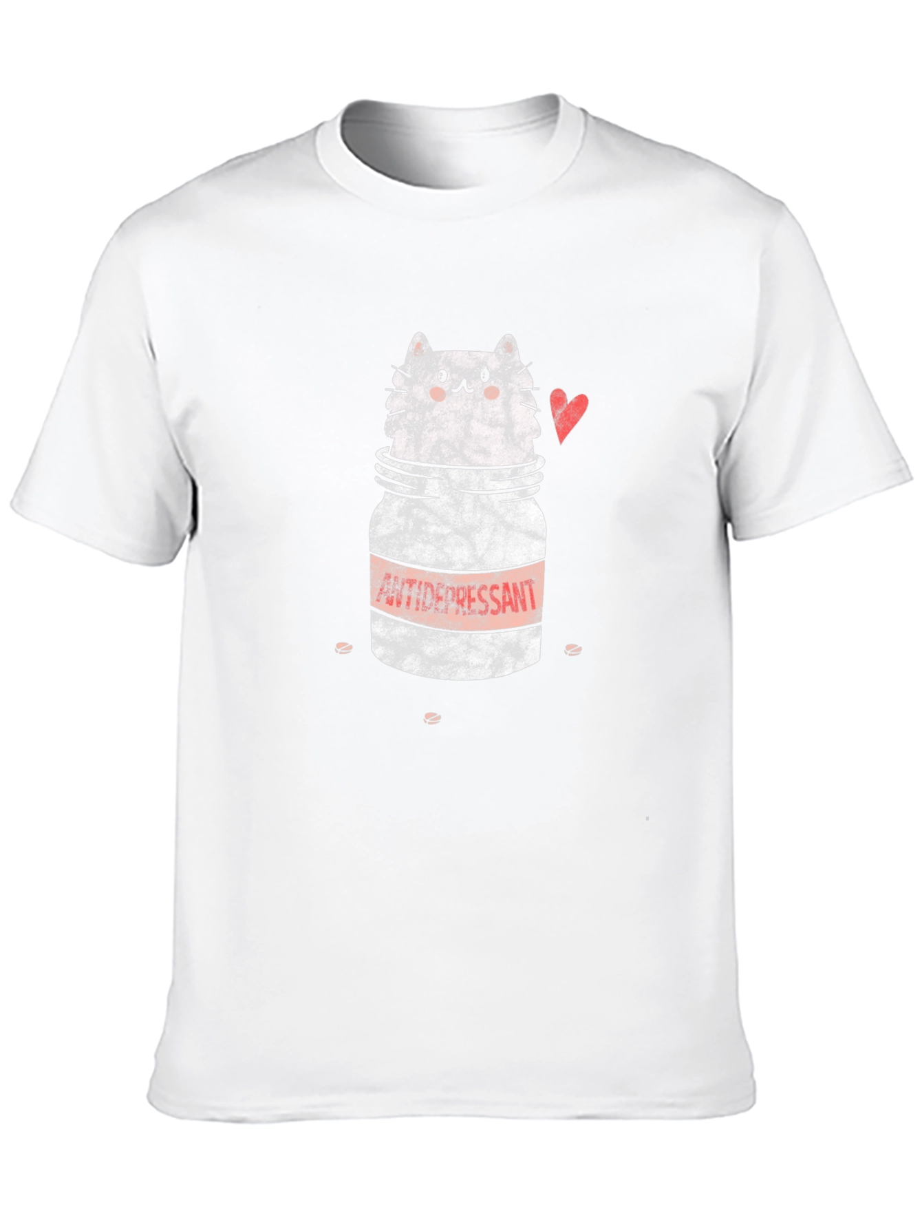 Antidepressant Cat T-Shirt - Funny Graphic Tee