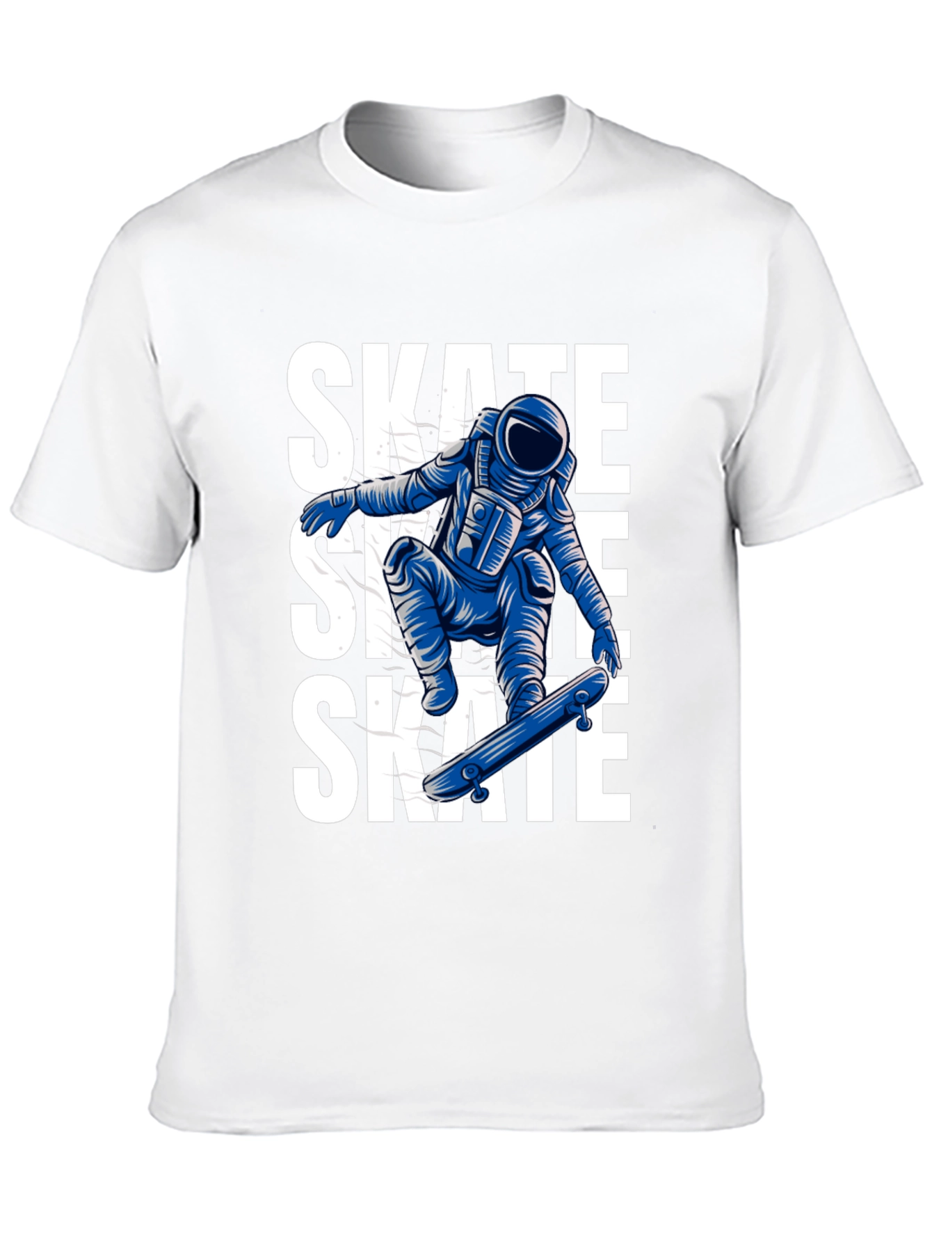 Skate Astronaut Black T-Shirt