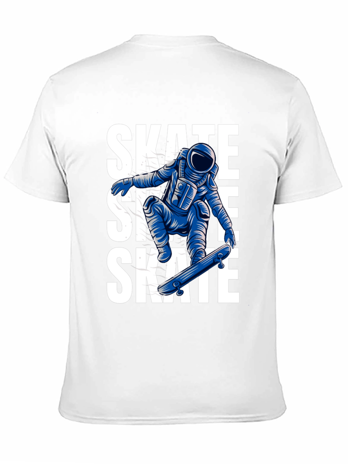 Skate Astronaut Black T-Shirt