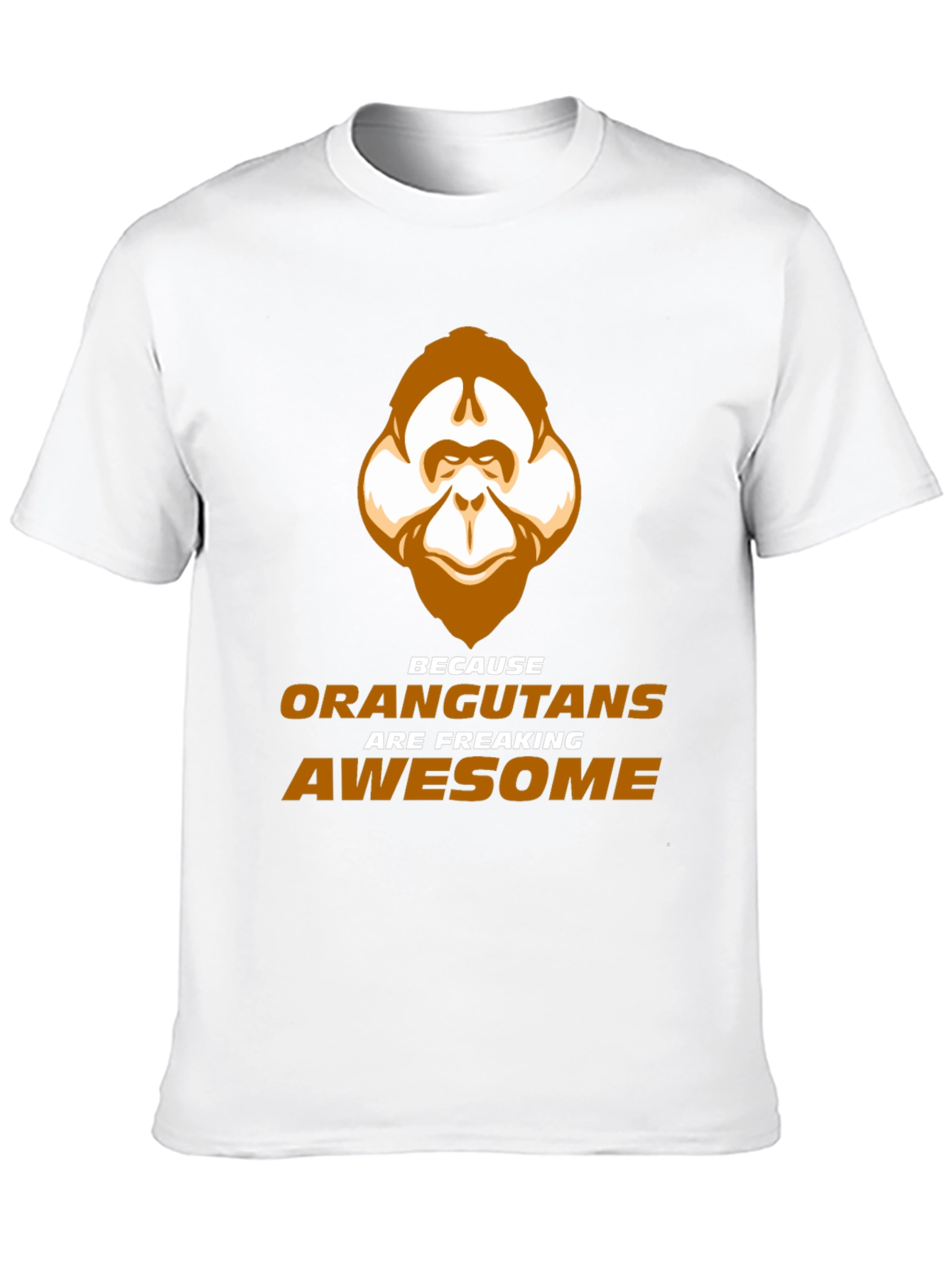 Orangutan Awesome T-Shirt - Fun Animal Graphic Tee
