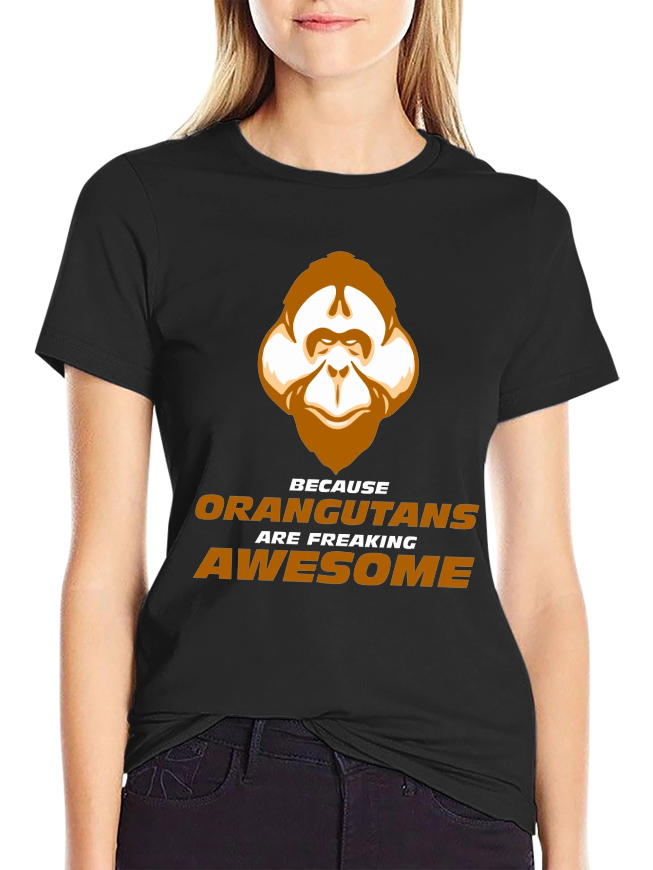 Orangutan Awesome T-Shirt - Fun Animal Graphic Tee