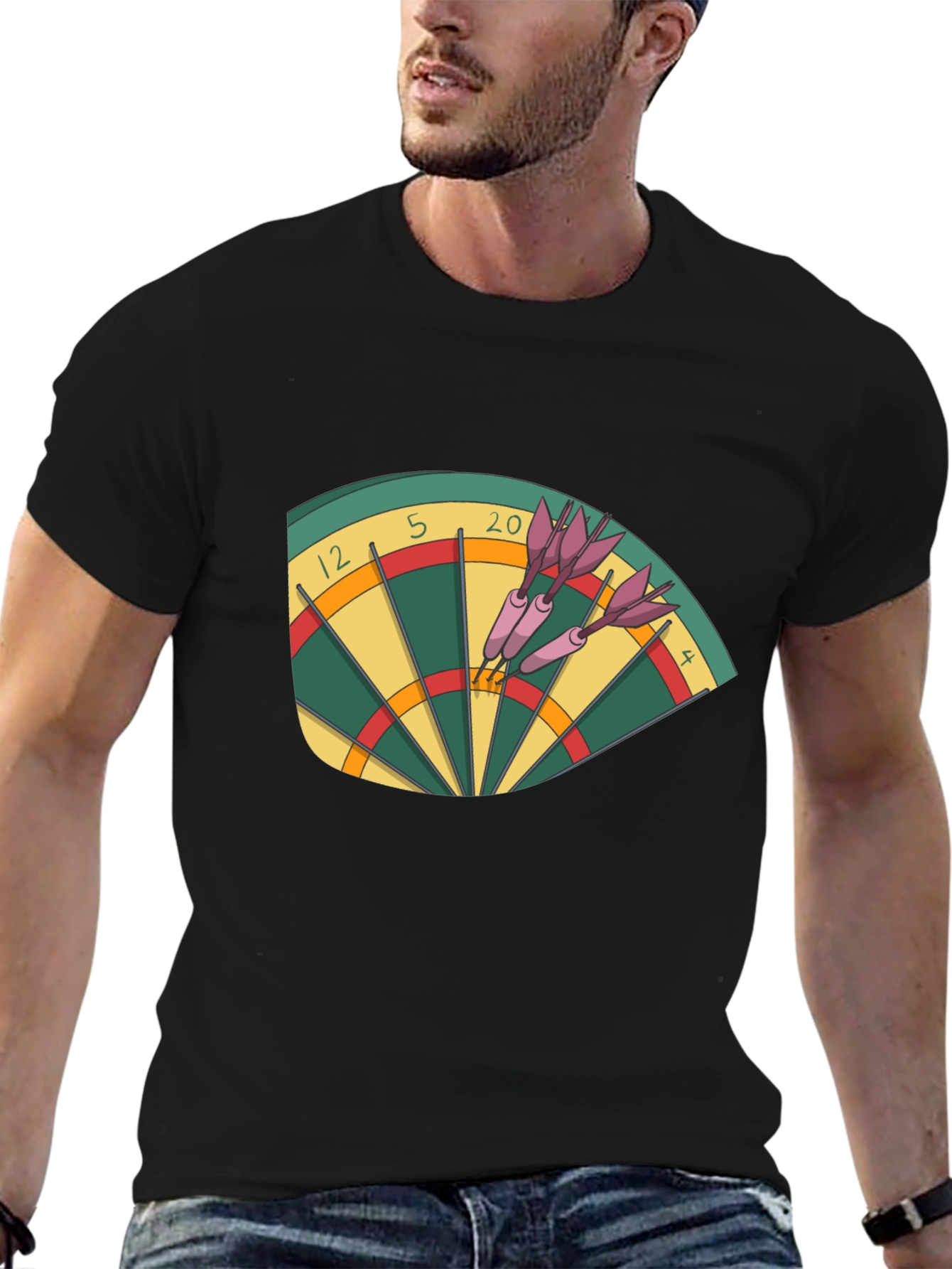 Darts T-Shirt - Bullseye Graphic Tee