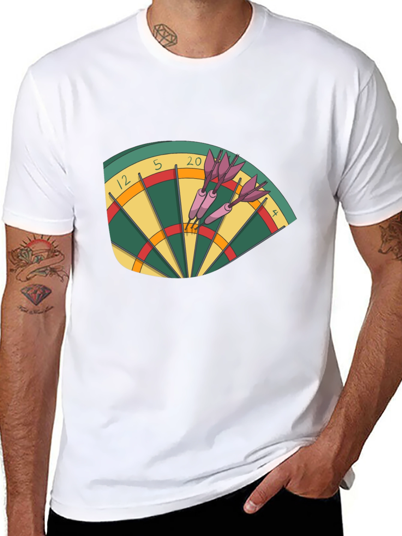 Darts T-Shirt - Bullseye Graphic Tee