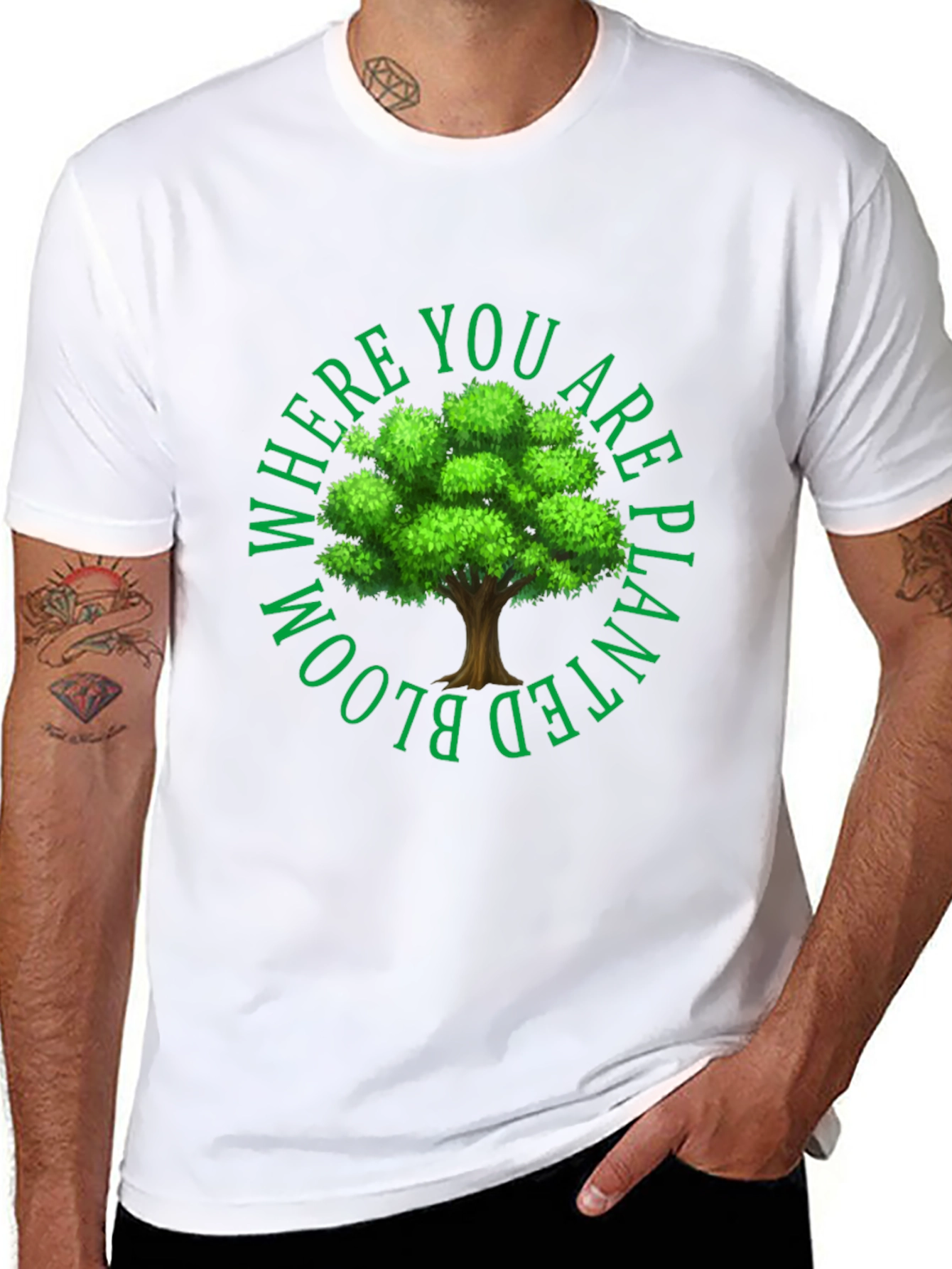 Bloom Where You Are Planted Tee