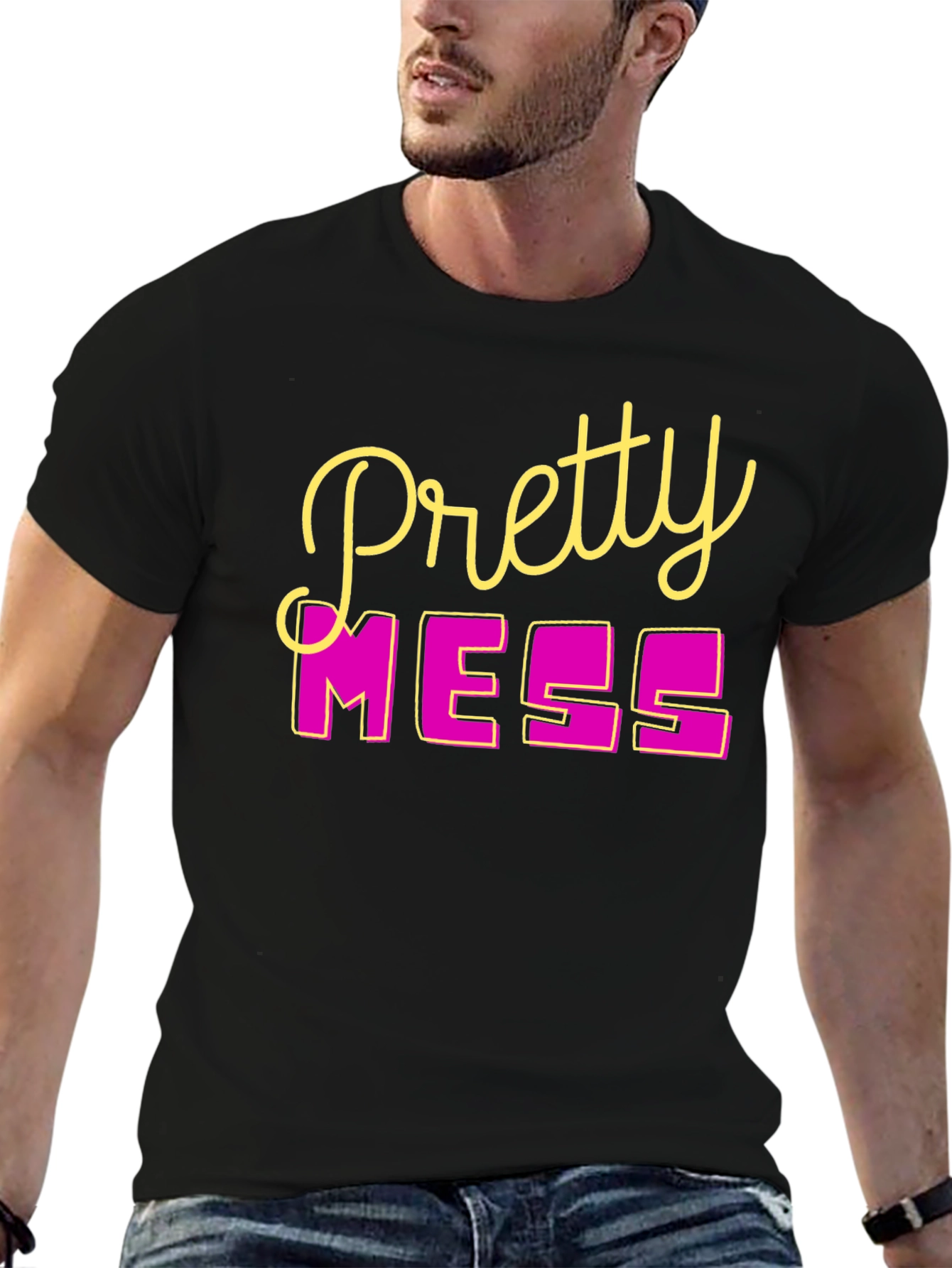 Pretty Mess Graphic Tee - Stylish Casual Wear