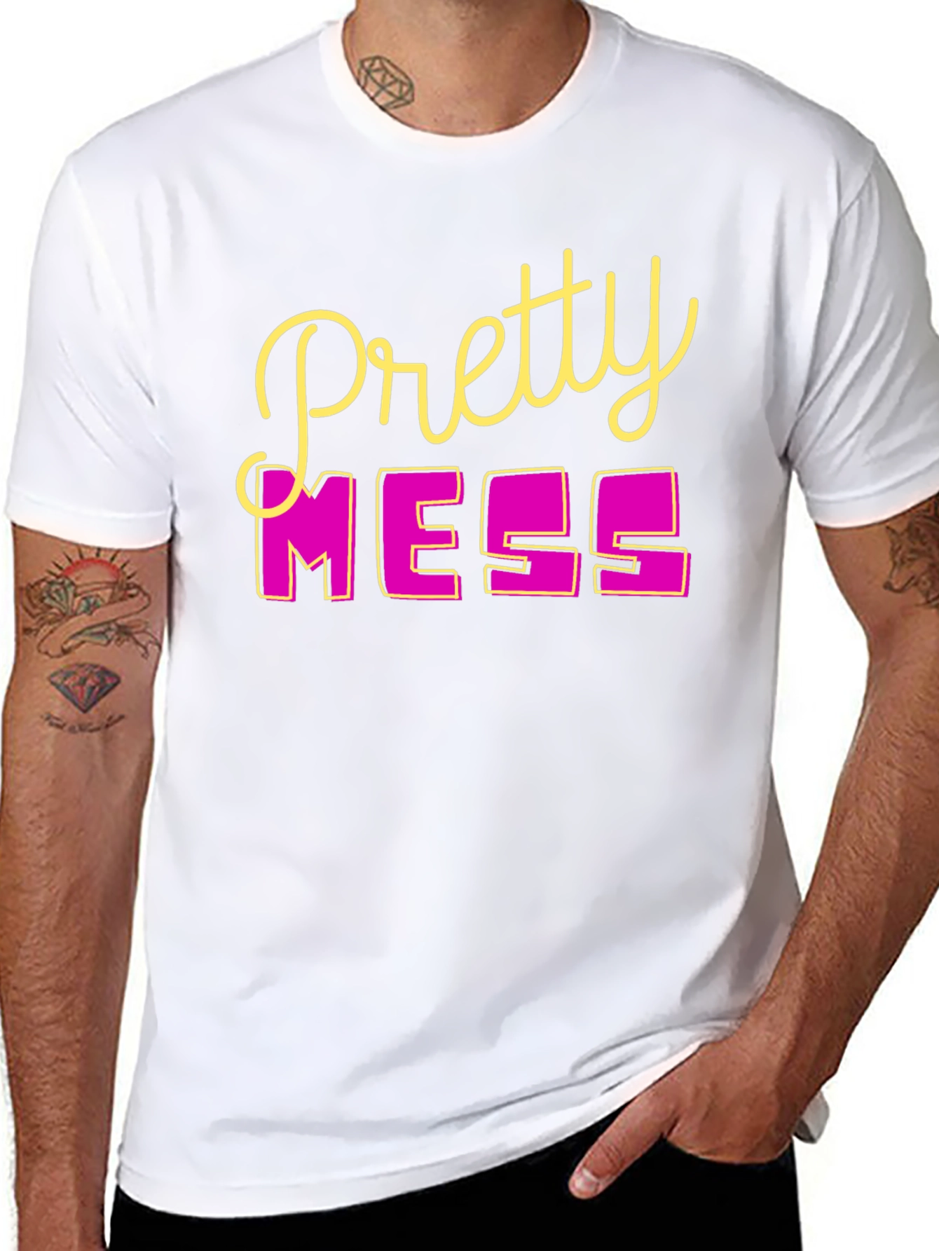 Pretty Mess Graphic Tee - Stylish Casual Wear