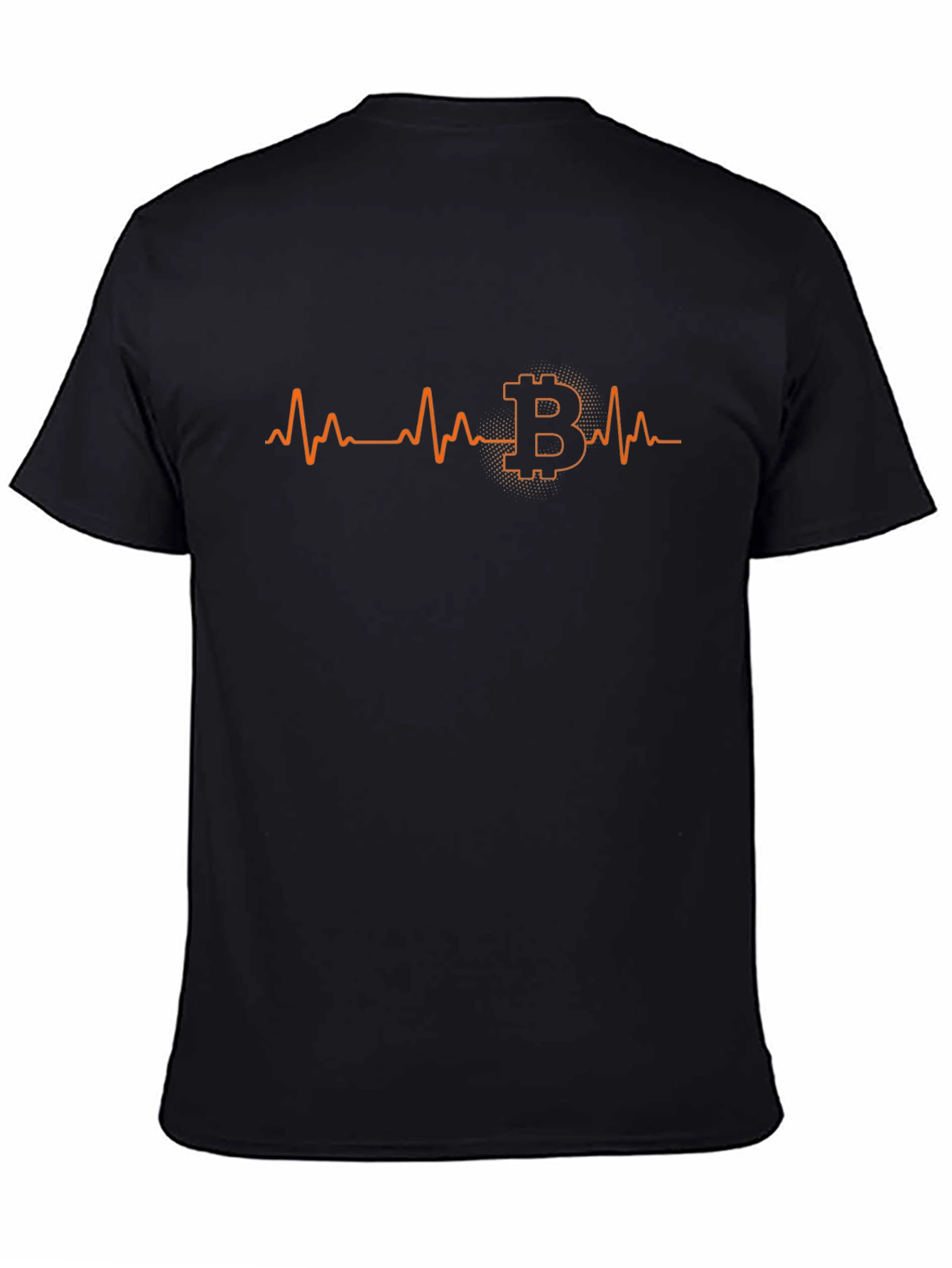 Bitcoin Heartbeat Graphic T-Shirt - Crypto Lover Tee