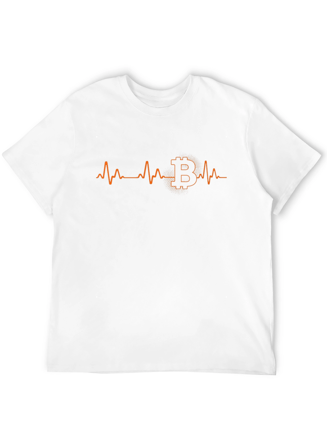 Bitcoin Heartbeat Graphic T-Shirt - Crypto Lover Tee
