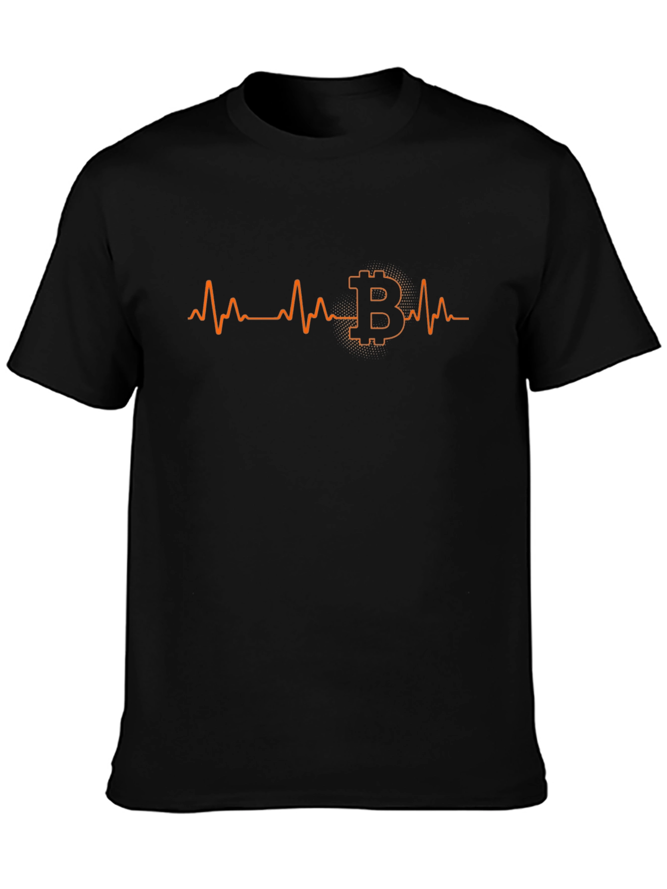 Bitcoin Heartbeat Graphic T-Shirt - Crypto Lover Tee