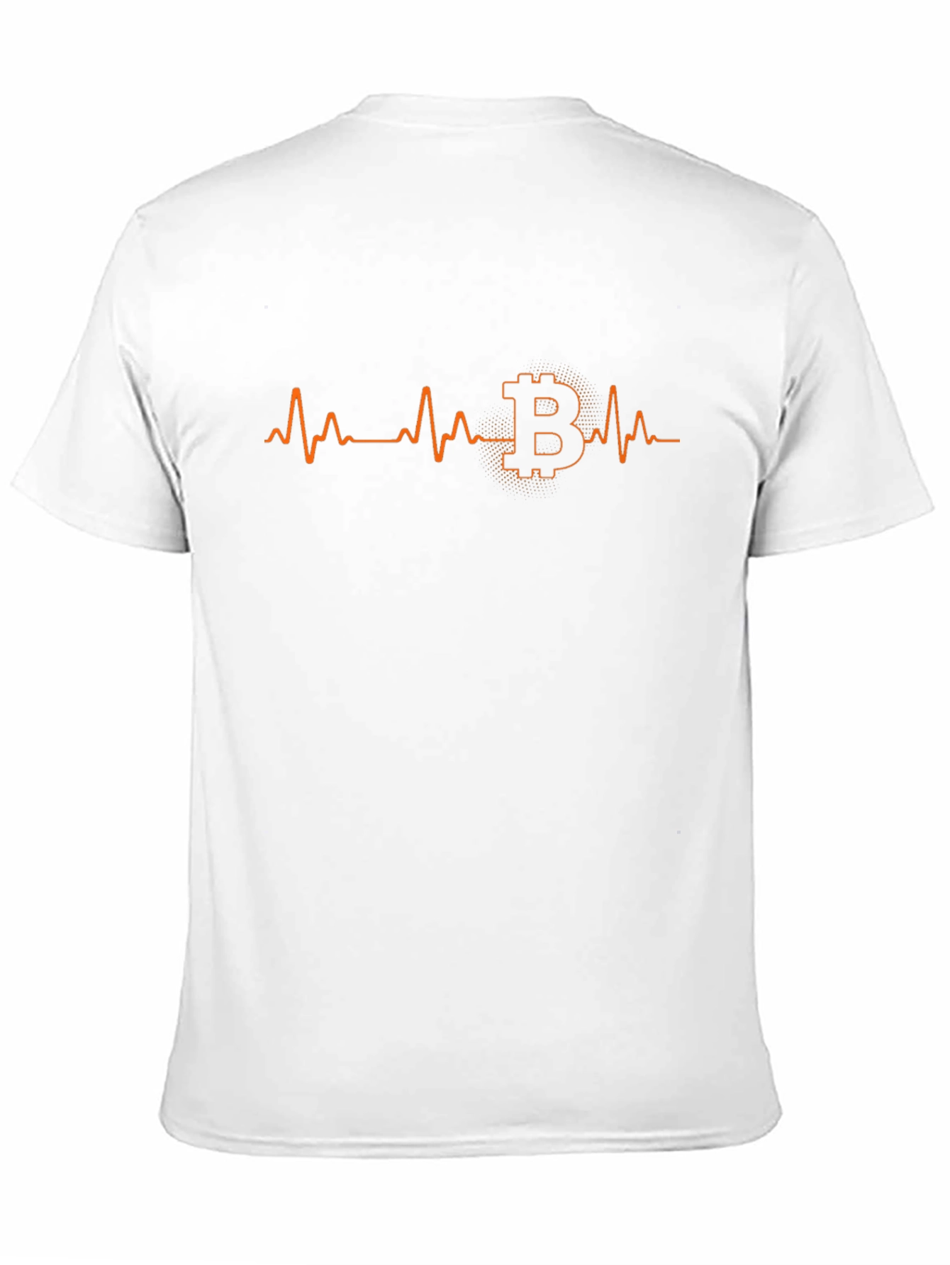 Bitcoin Heartbeat Graphic T-Shirt - Crypto Lover Tee