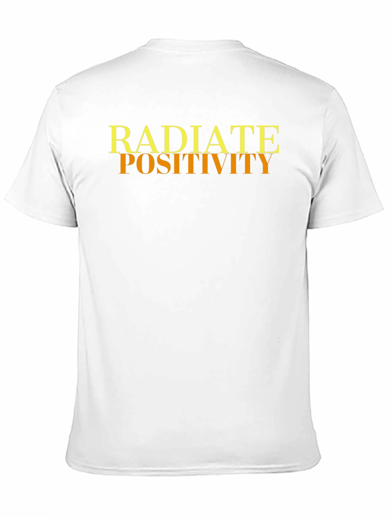 Radiate Positivity Black Graphic Tee