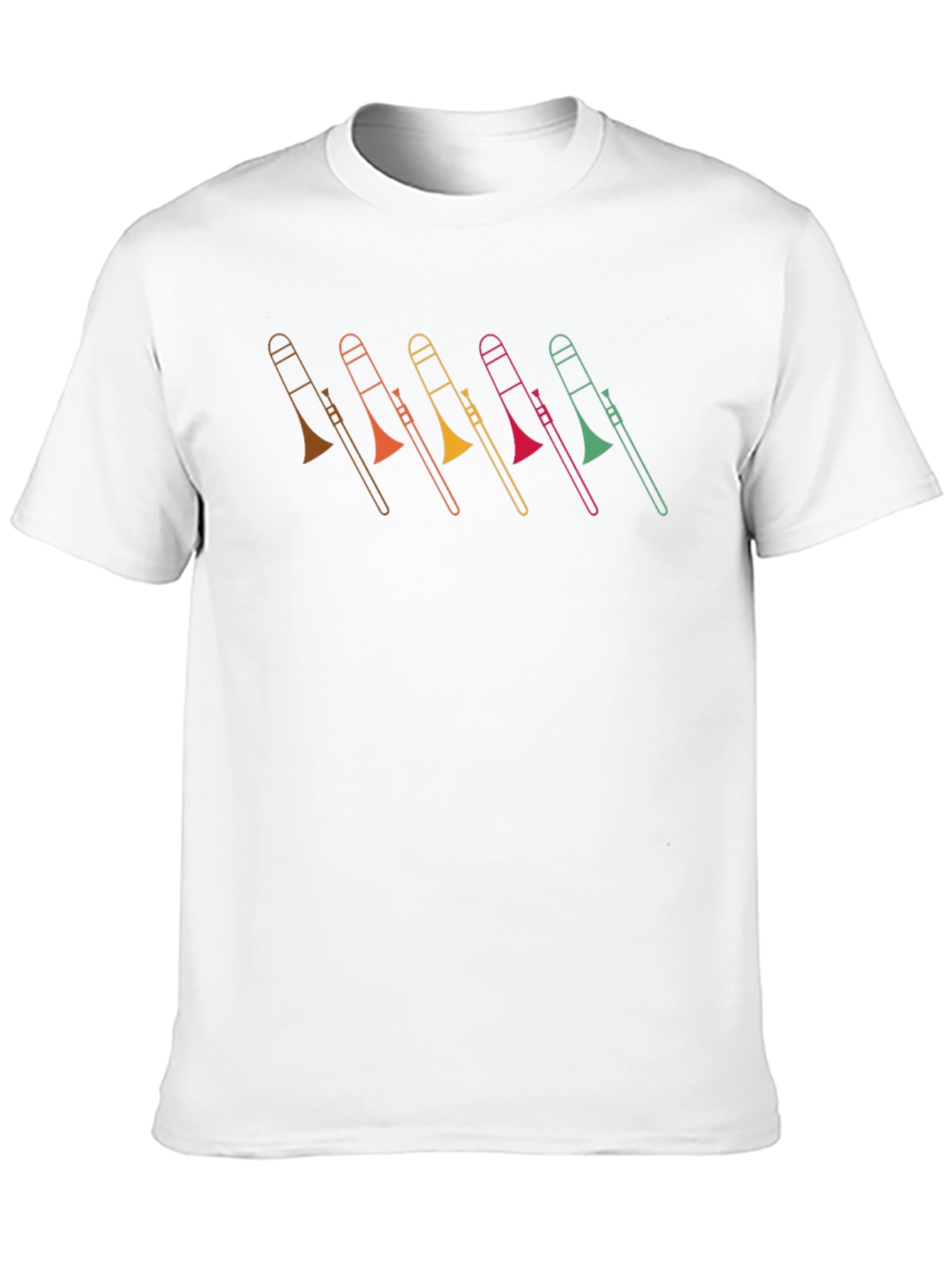 Colorful Trombone Music T-Shirt