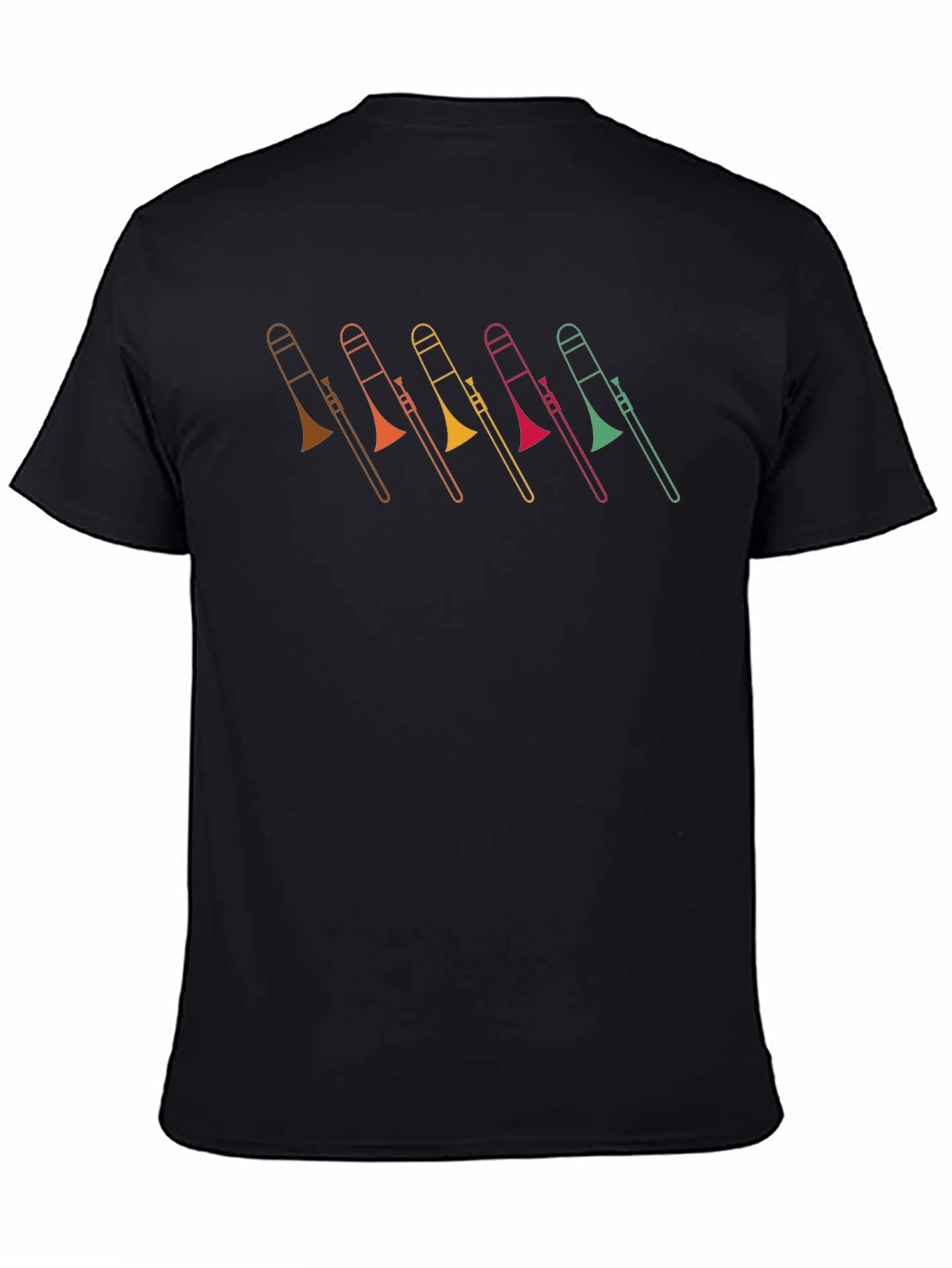 Colorful Trombone Music T-Shirt