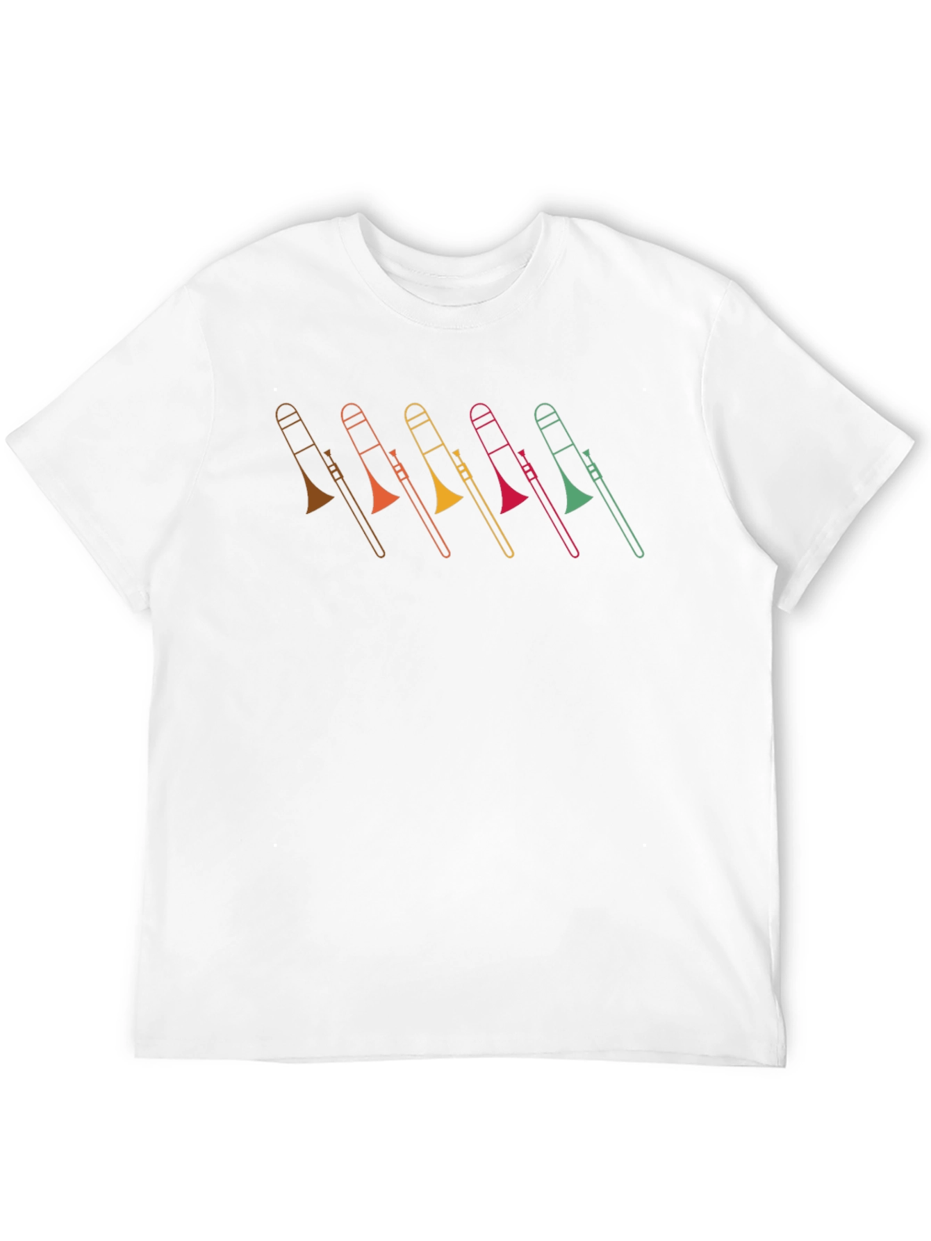 Colorful Trombone Music T-Shirt