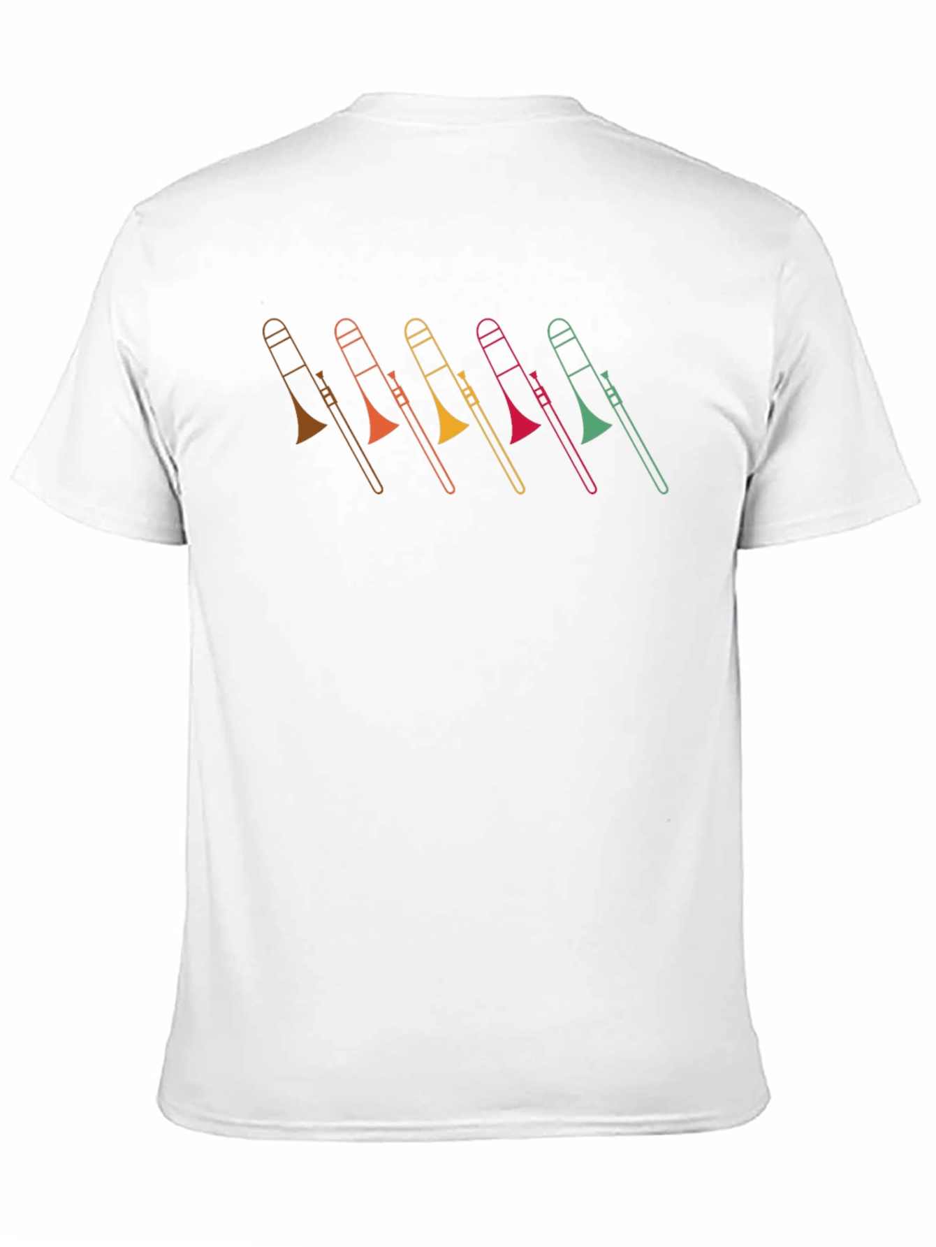 Colorful Trombone Music T-Shirt