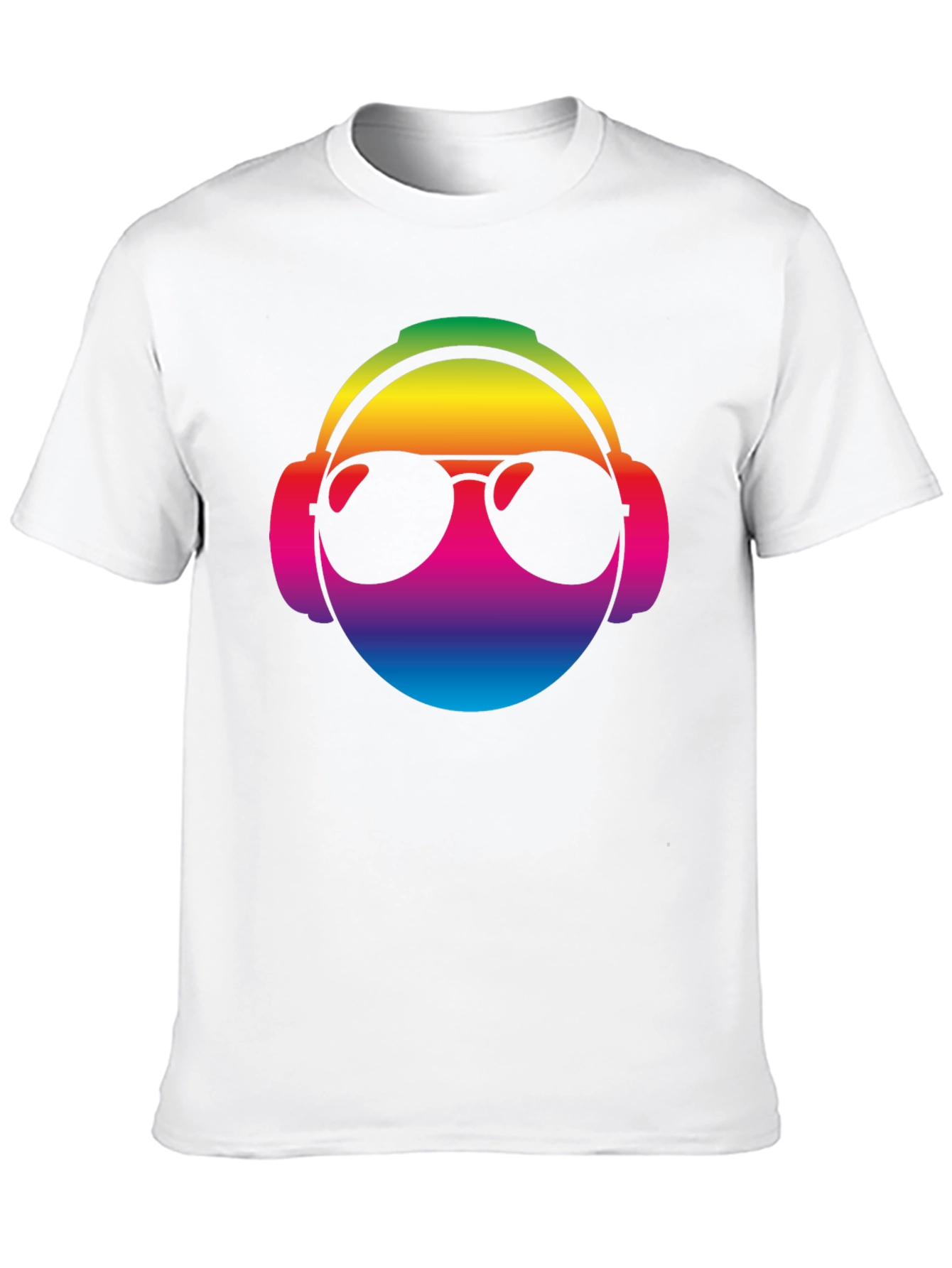 Cool Rainbow DJ Graphic T-Shirt