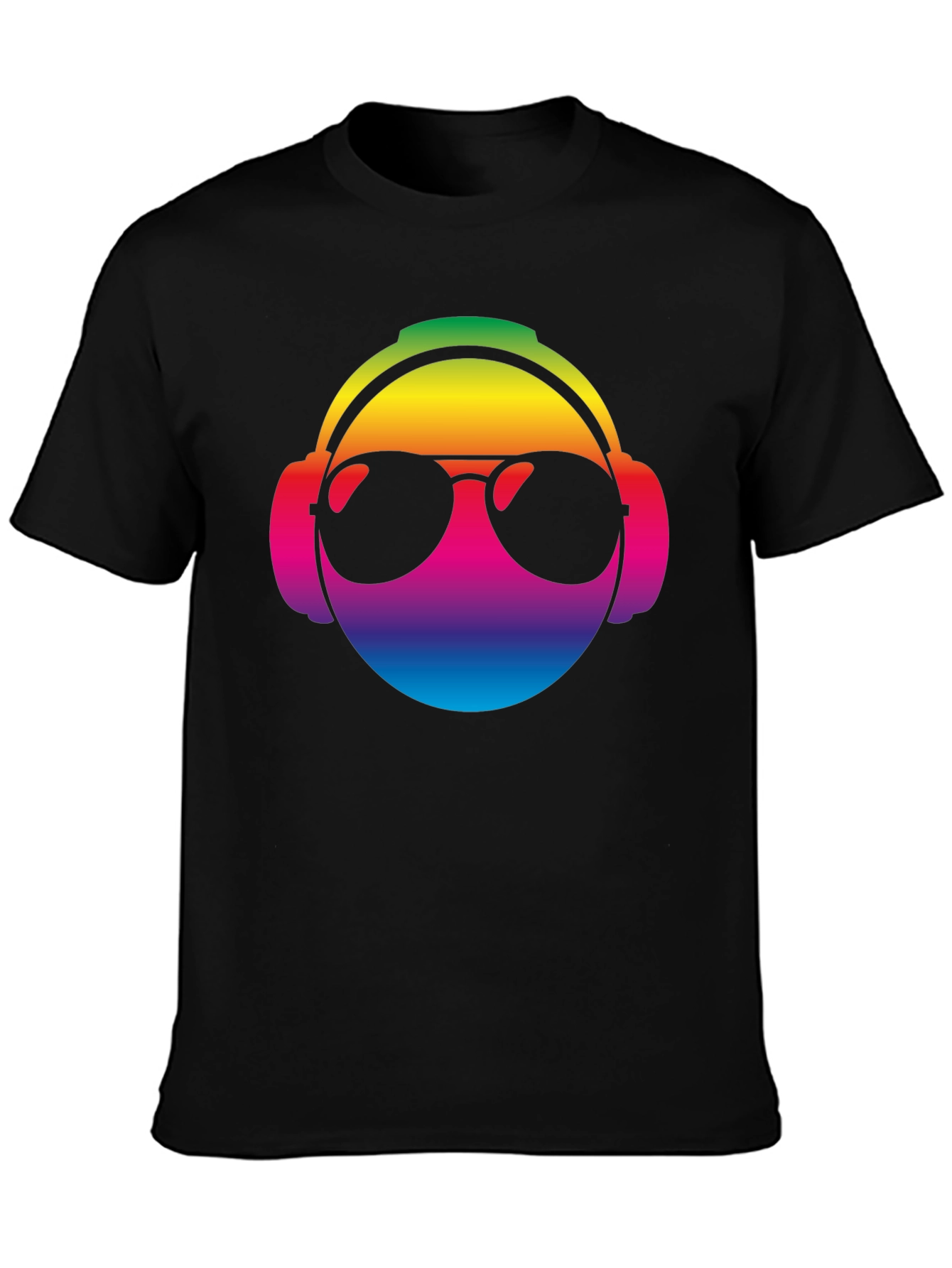 Cool Rainbow DJ Graphic T-Shirt