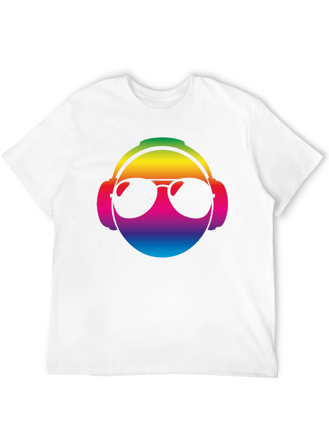 Cool Rainbow DJ Graphic T-Shirt