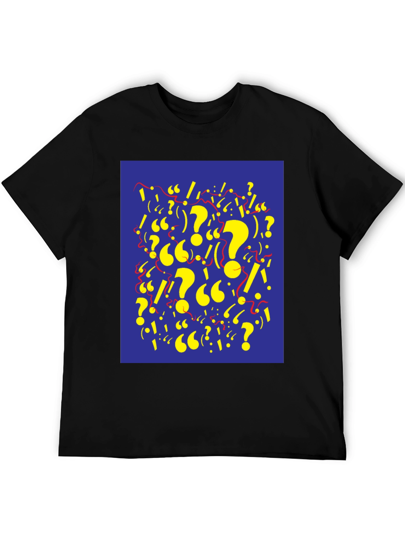Question & Exclamation Mark Graphic Tee