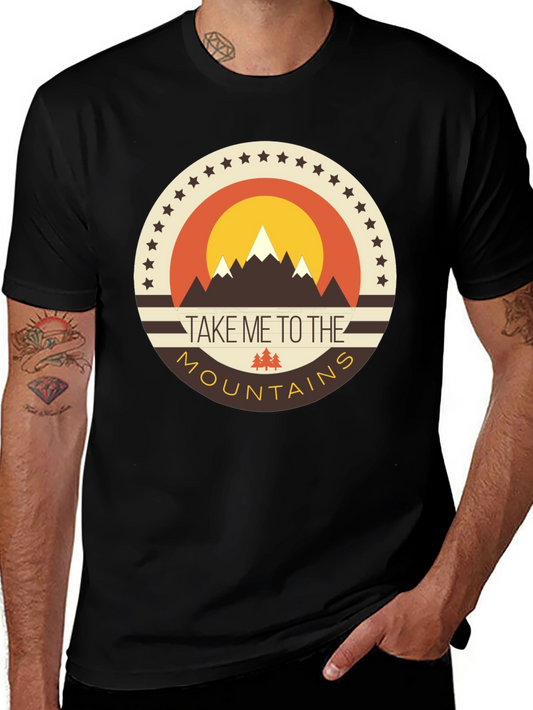 Mountains Graphic Tee - Adventure Awaits!