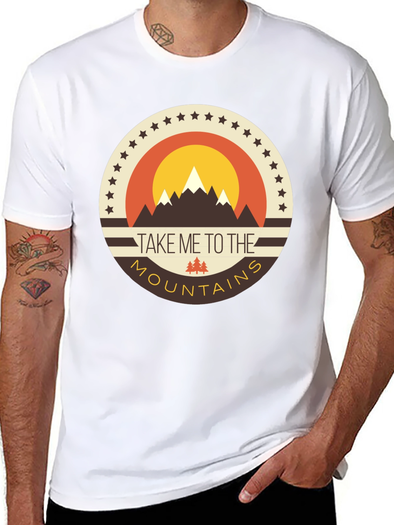 Mountains Graphic Tee - Adventure Awaits!