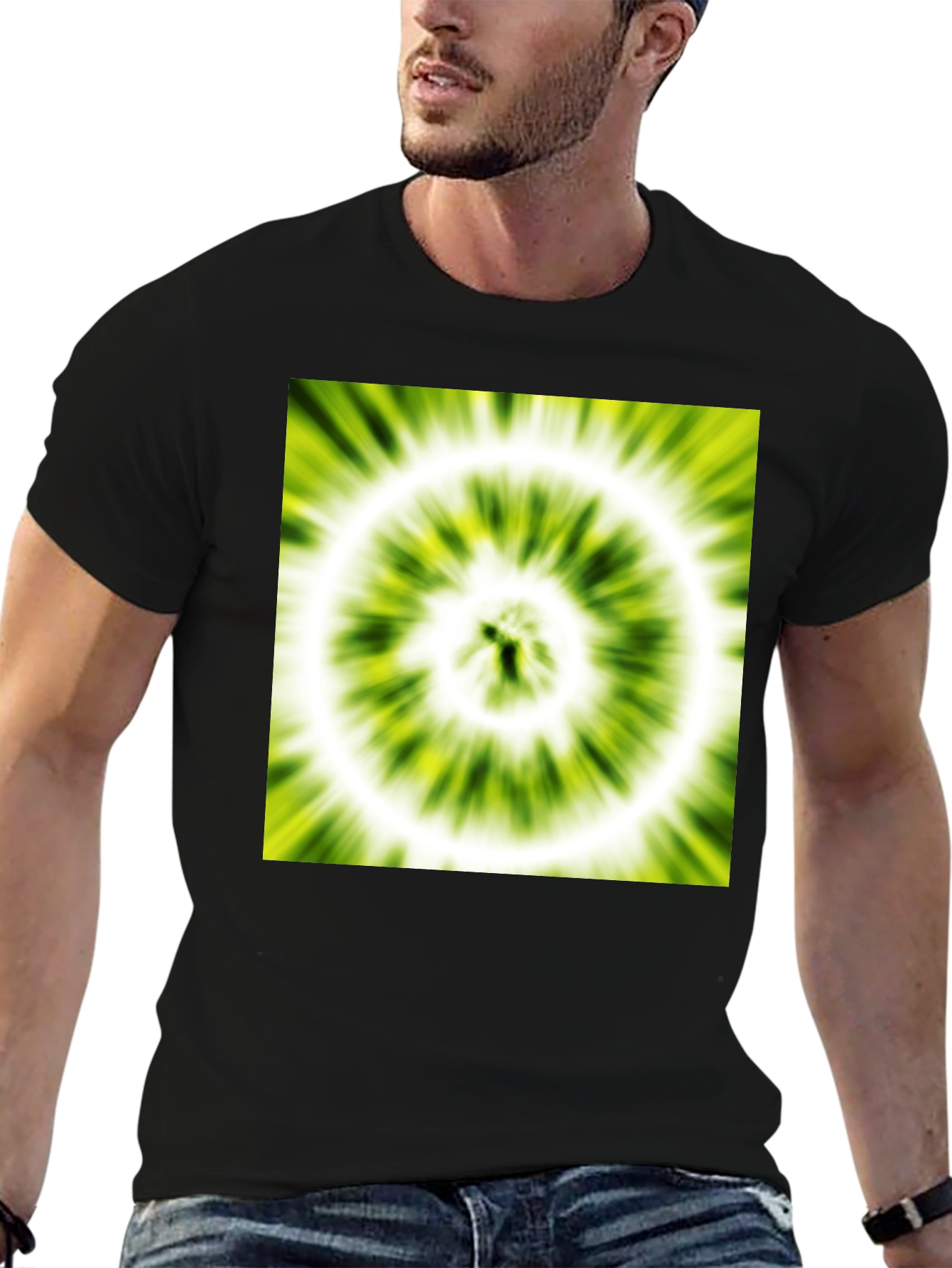 Green Tie-Dye Vortex T-Shirt