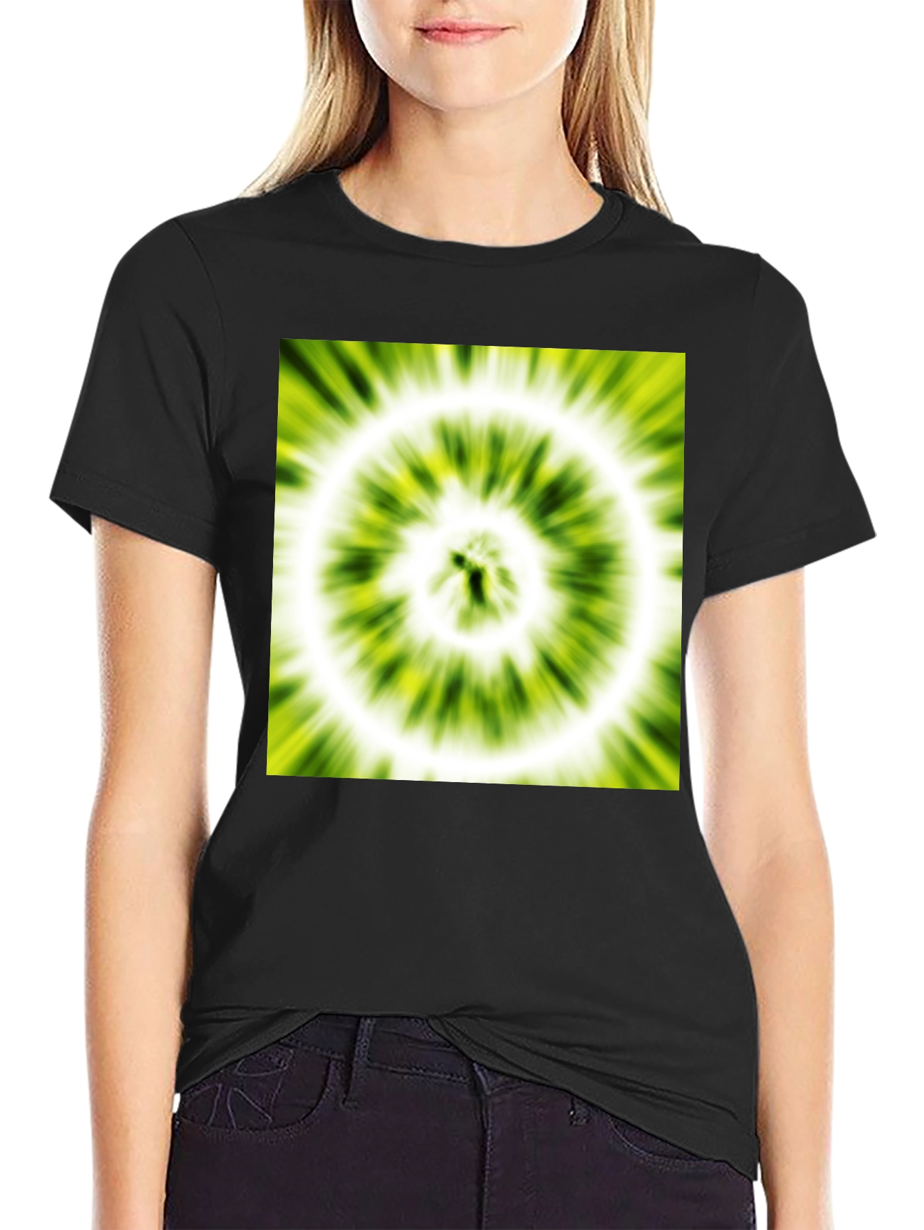 Green Tie-Dye Vortex T-Shirt