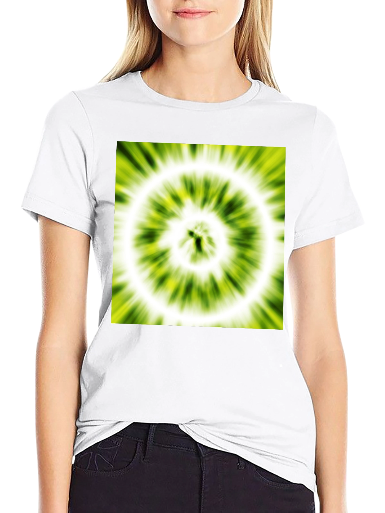 Green Tie-Dye Vortex T-Shirt