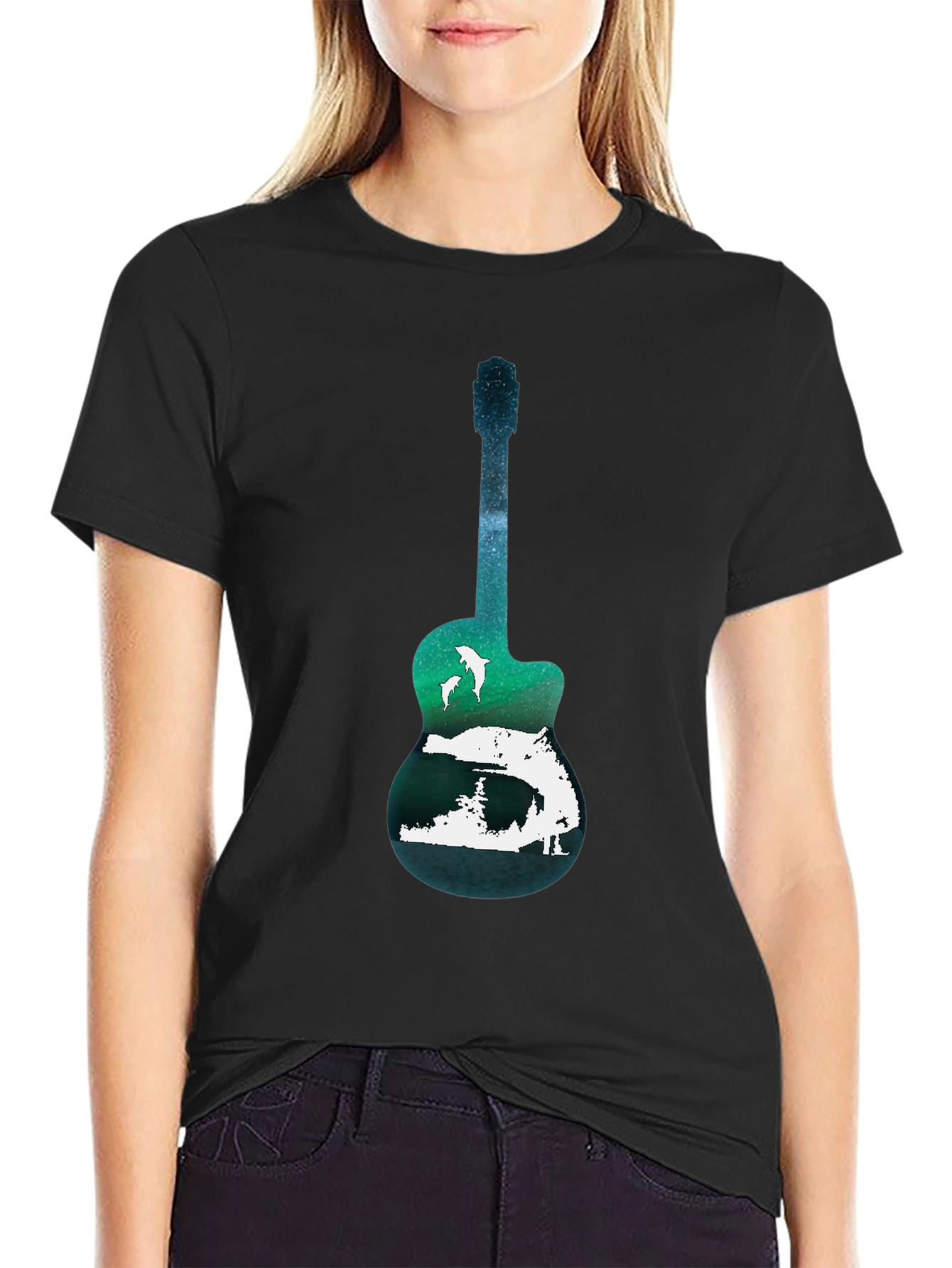 Nature Guitar Graphic Tee