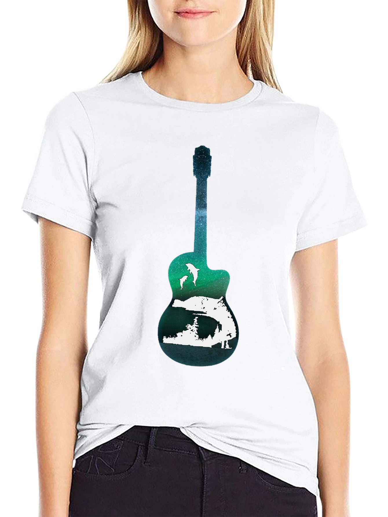Nature Guitar Graphic Tee
