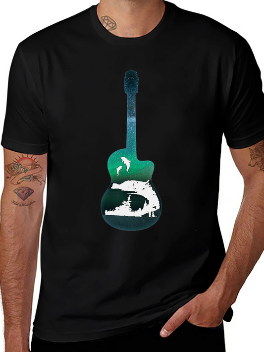 Nature Guitar Graphic Tee