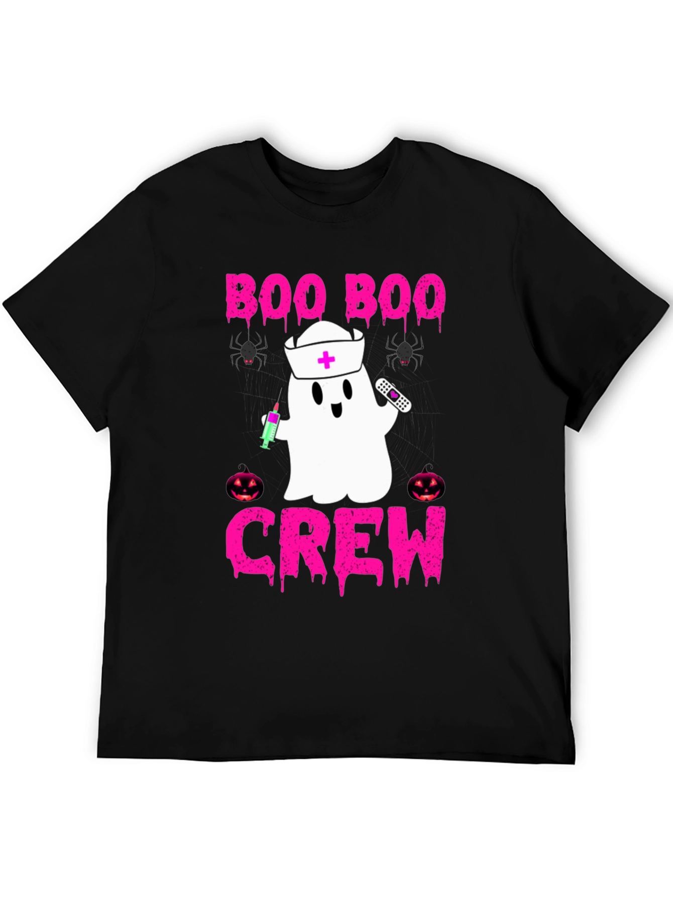 Boo Boo Crew Nurse Ghost Halloween T-Shirt