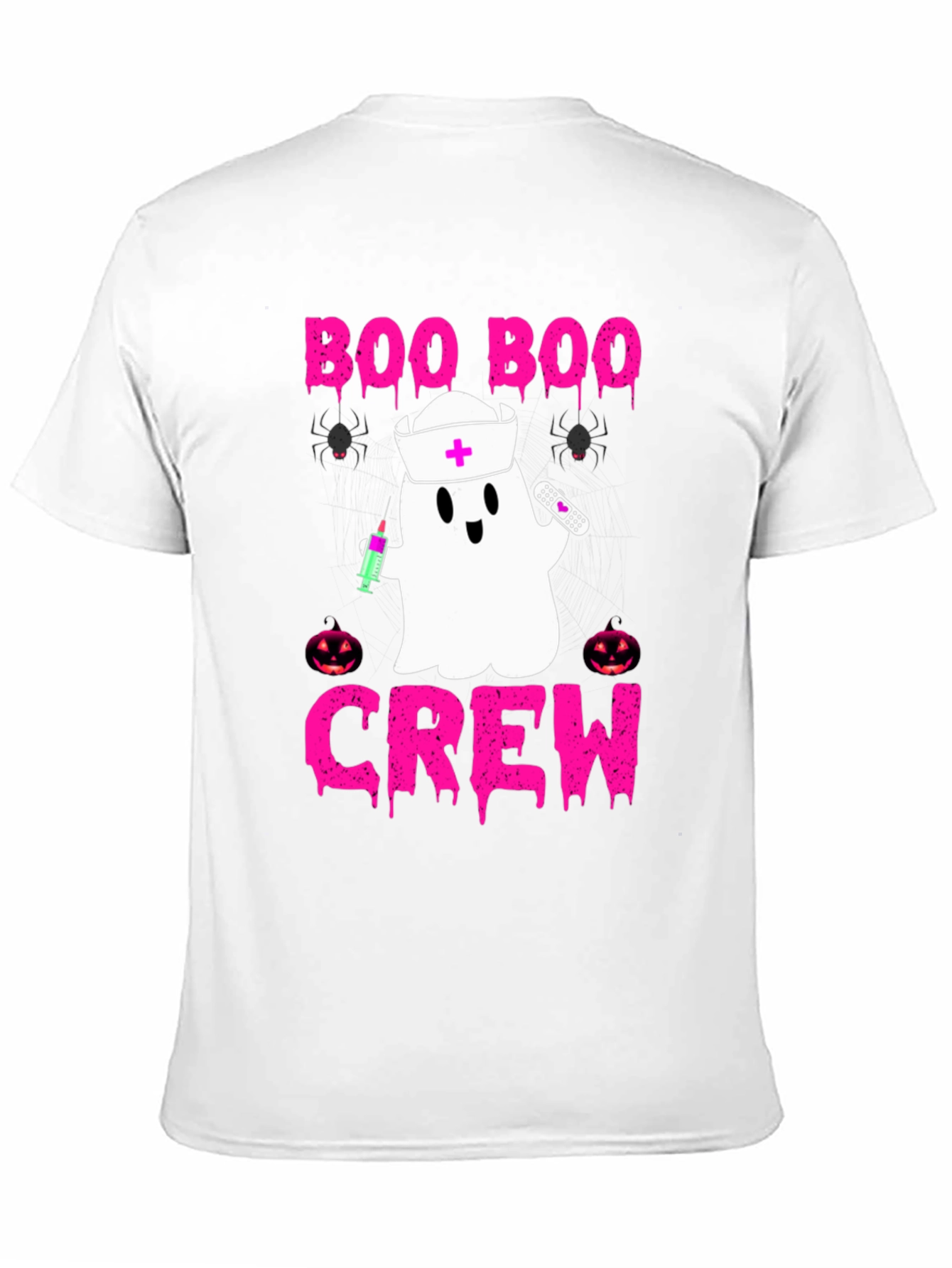Boo Boo Crew Nurse Ghost Halloween T-Shirt