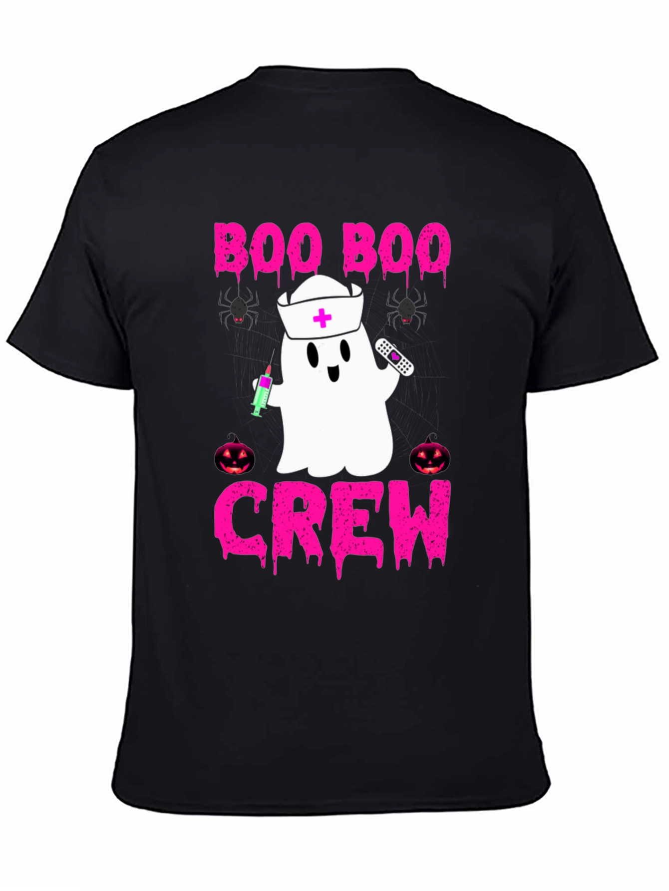 Boo Boo Crew Nurse Ghost Halloween T-Shirt