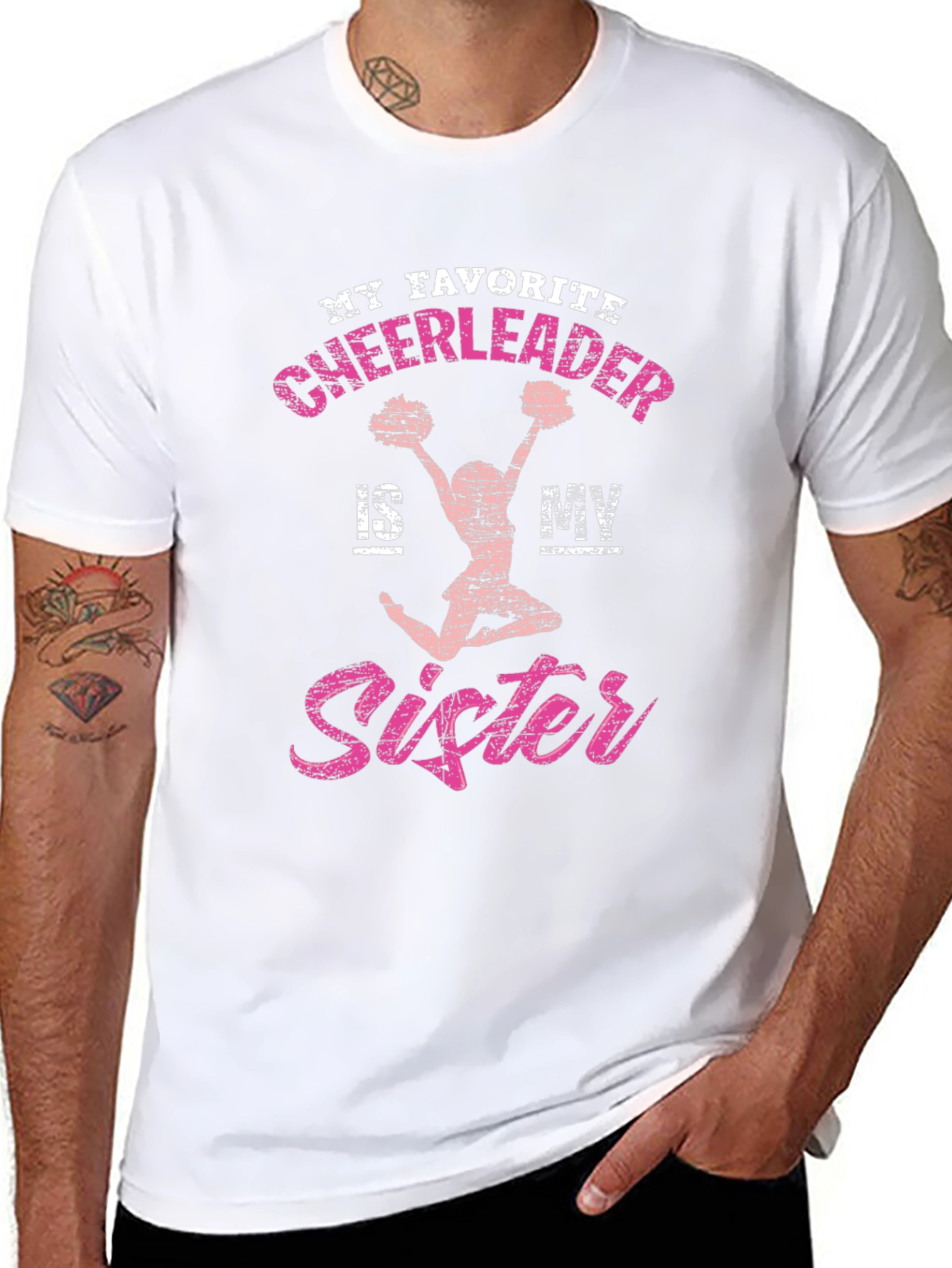 Cheerleader Sister T-Shirt - Proud Family Apparel