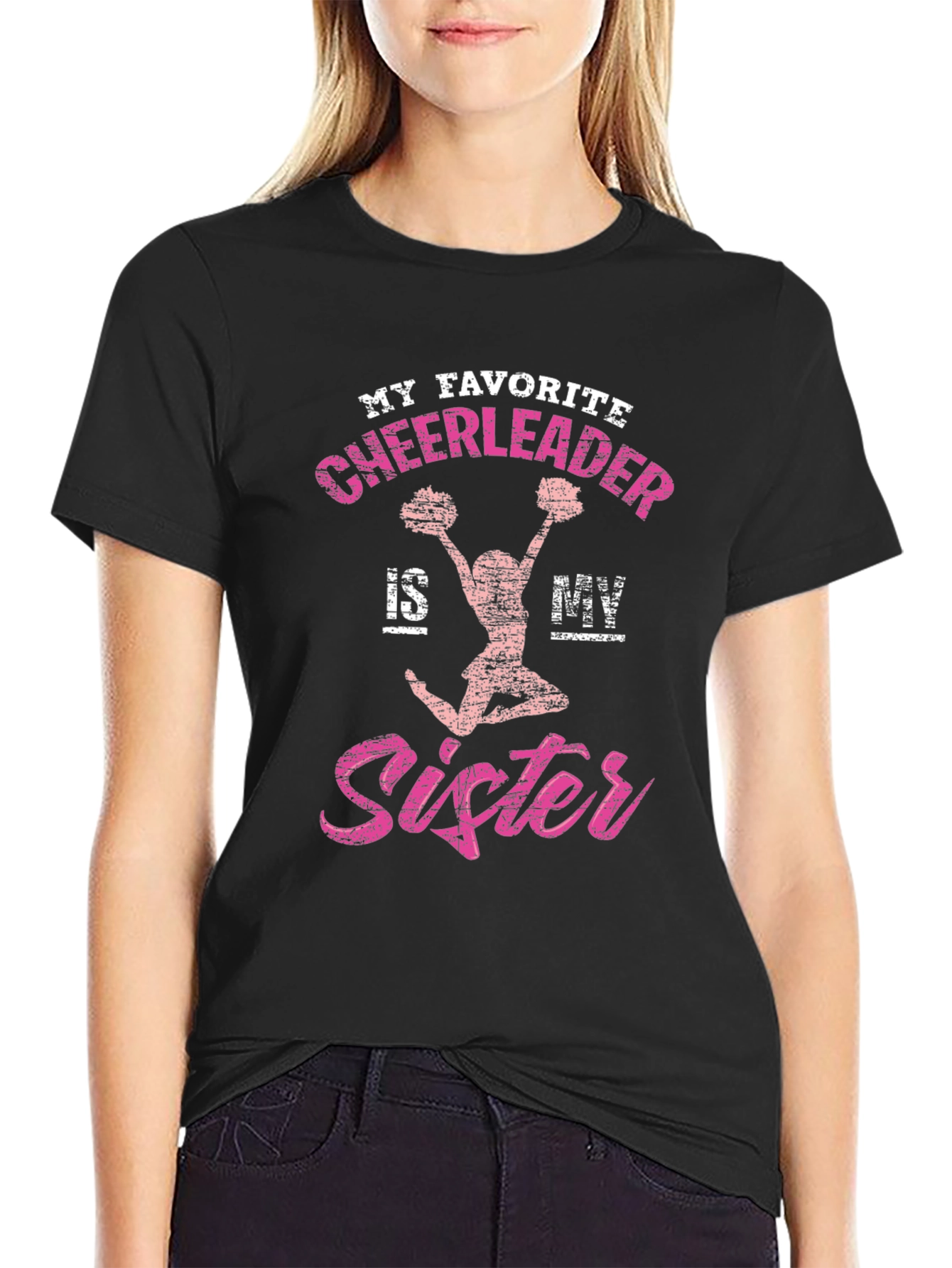 Cheerleader Sister T-Shirt - Proud Family Apparel