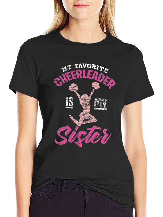 Cheerleader Sister T-Shirt - Proud Family Apparel