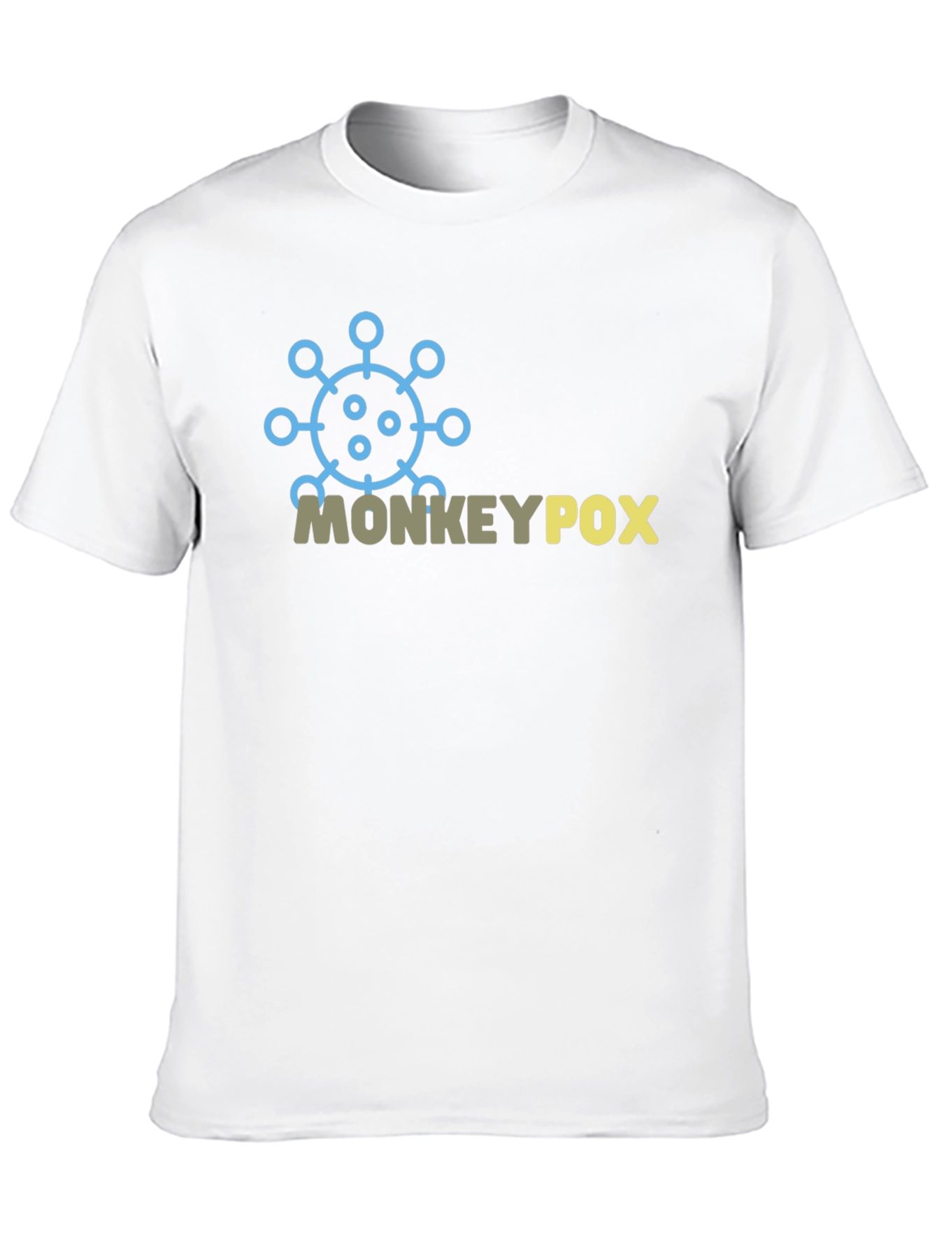 Monkeypox Awareness Graphic Tee - Black Cotton