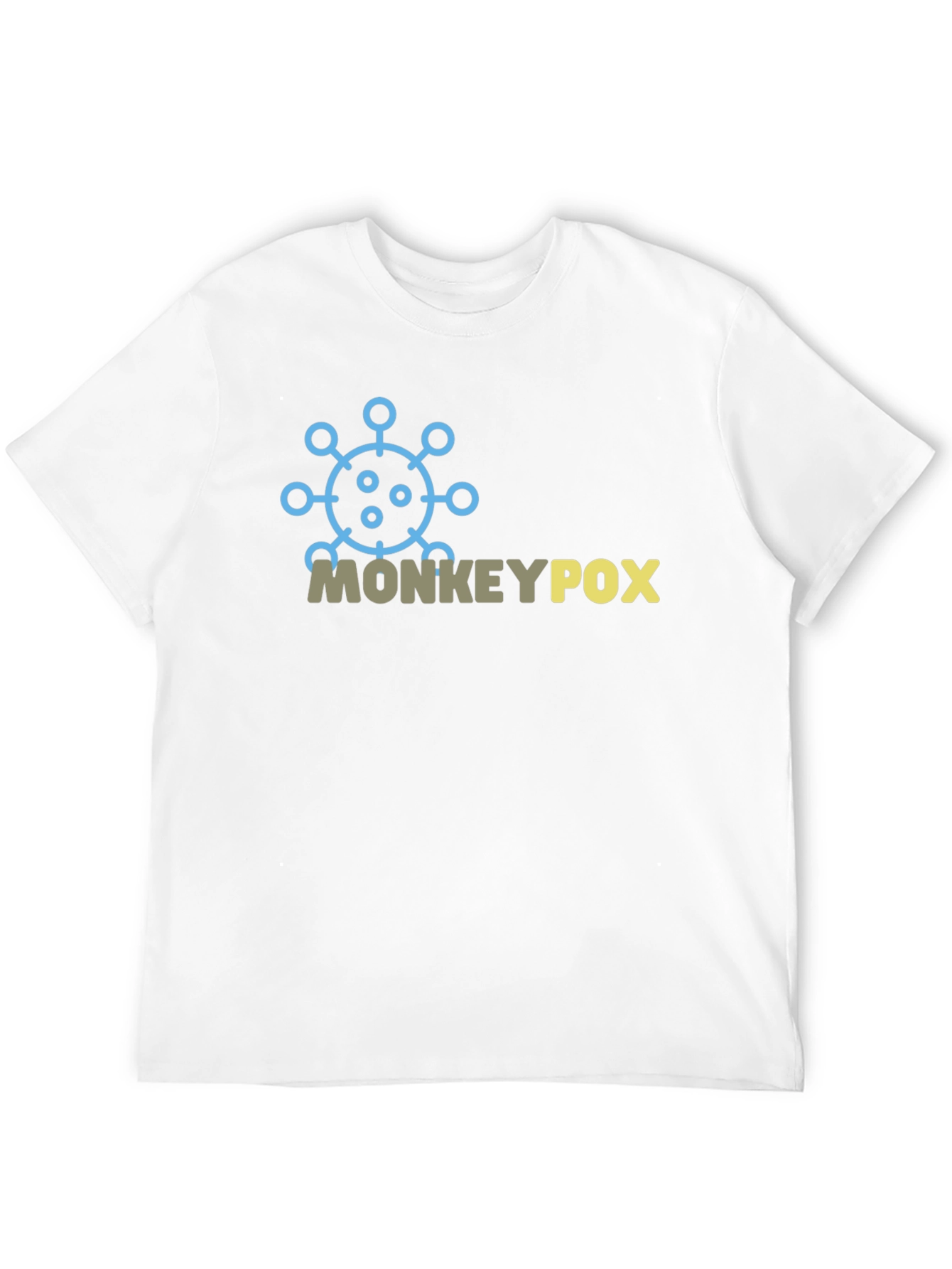 Monkeypox Awareness Graphic Tee - Black Cotton